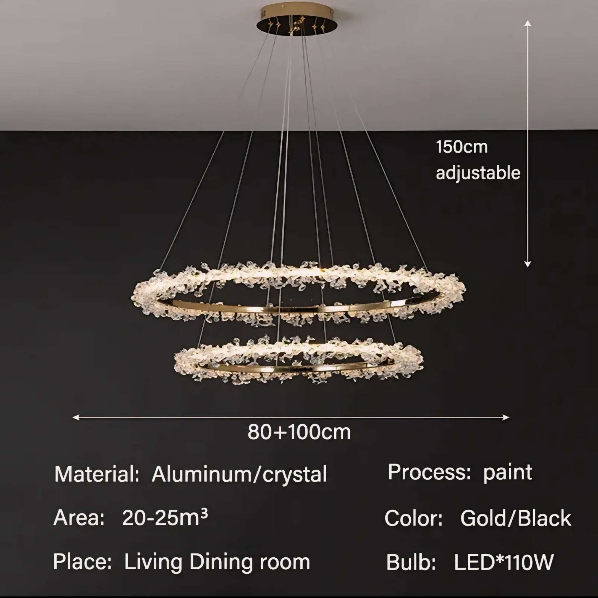 Pendant Lamp Halo Crystal - BUYnBLUE 