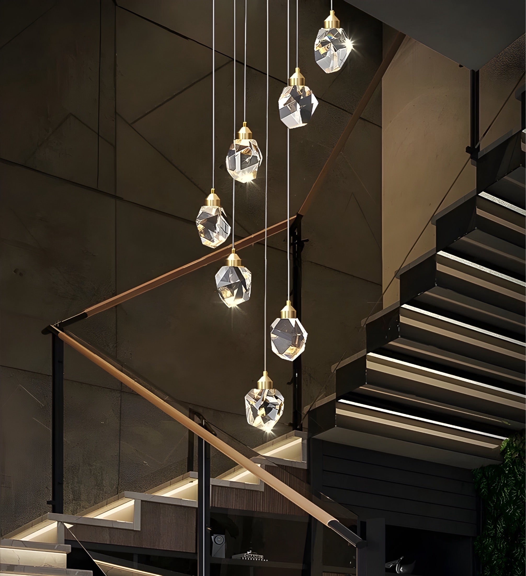 Modern Cristallo chandelier