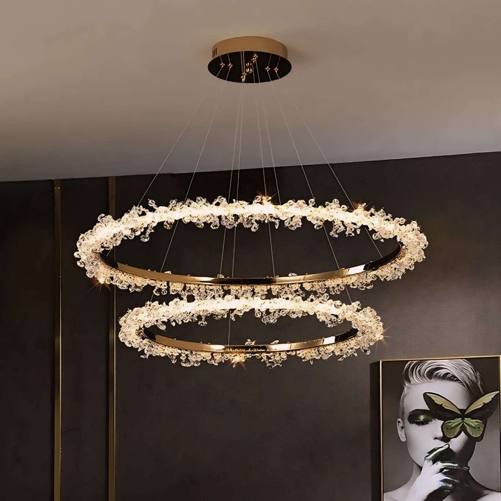 Pendant Lamp Halo Crystal - BUYnBLUE 