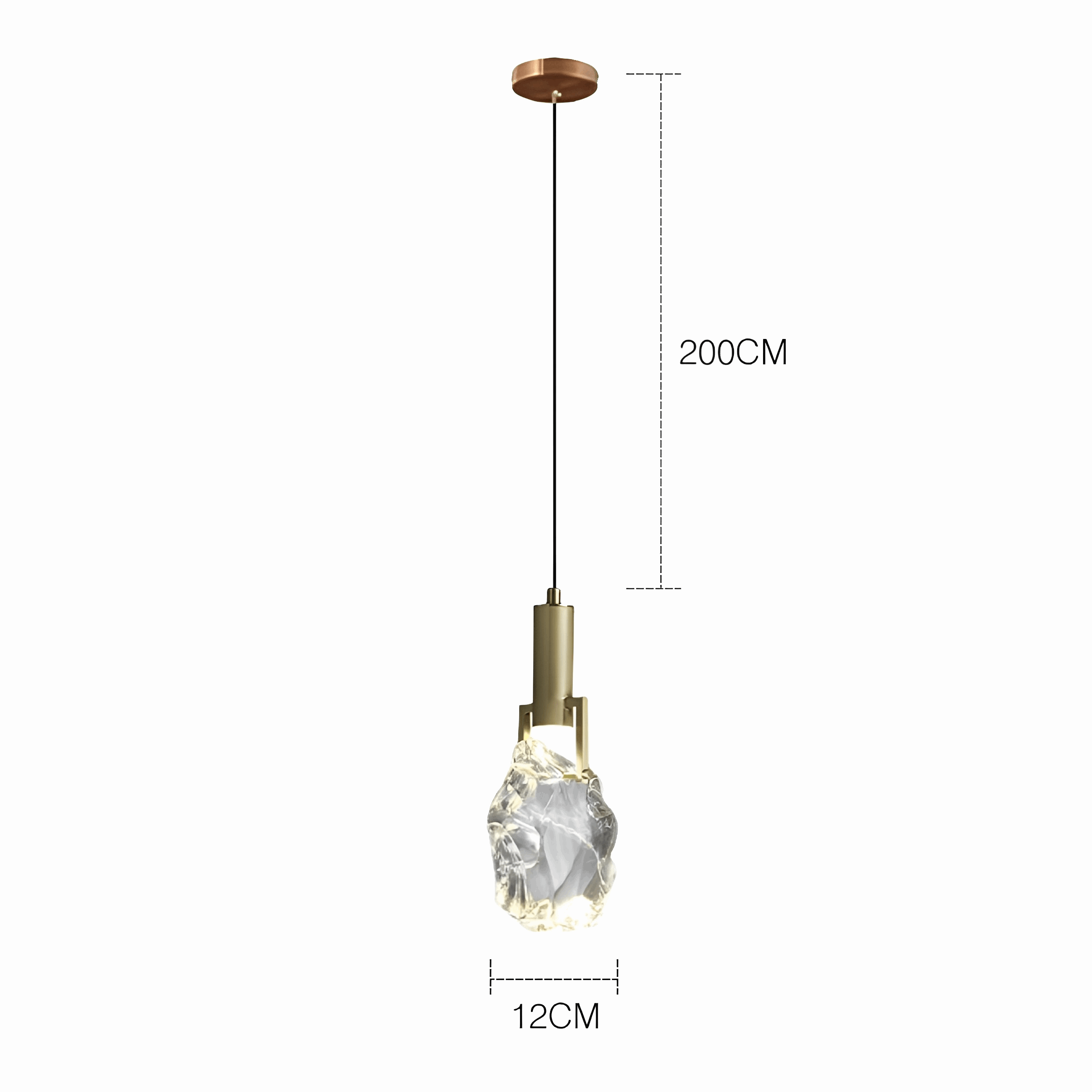 Pendant Lamp Cristallo Unico - BUYnBLUE 