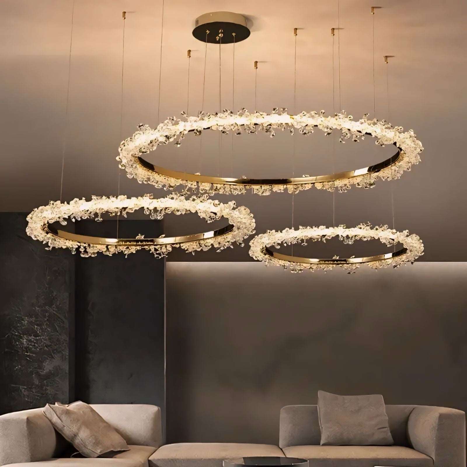 Pendant Lamp Halo Crystal - BUYnBLUE 