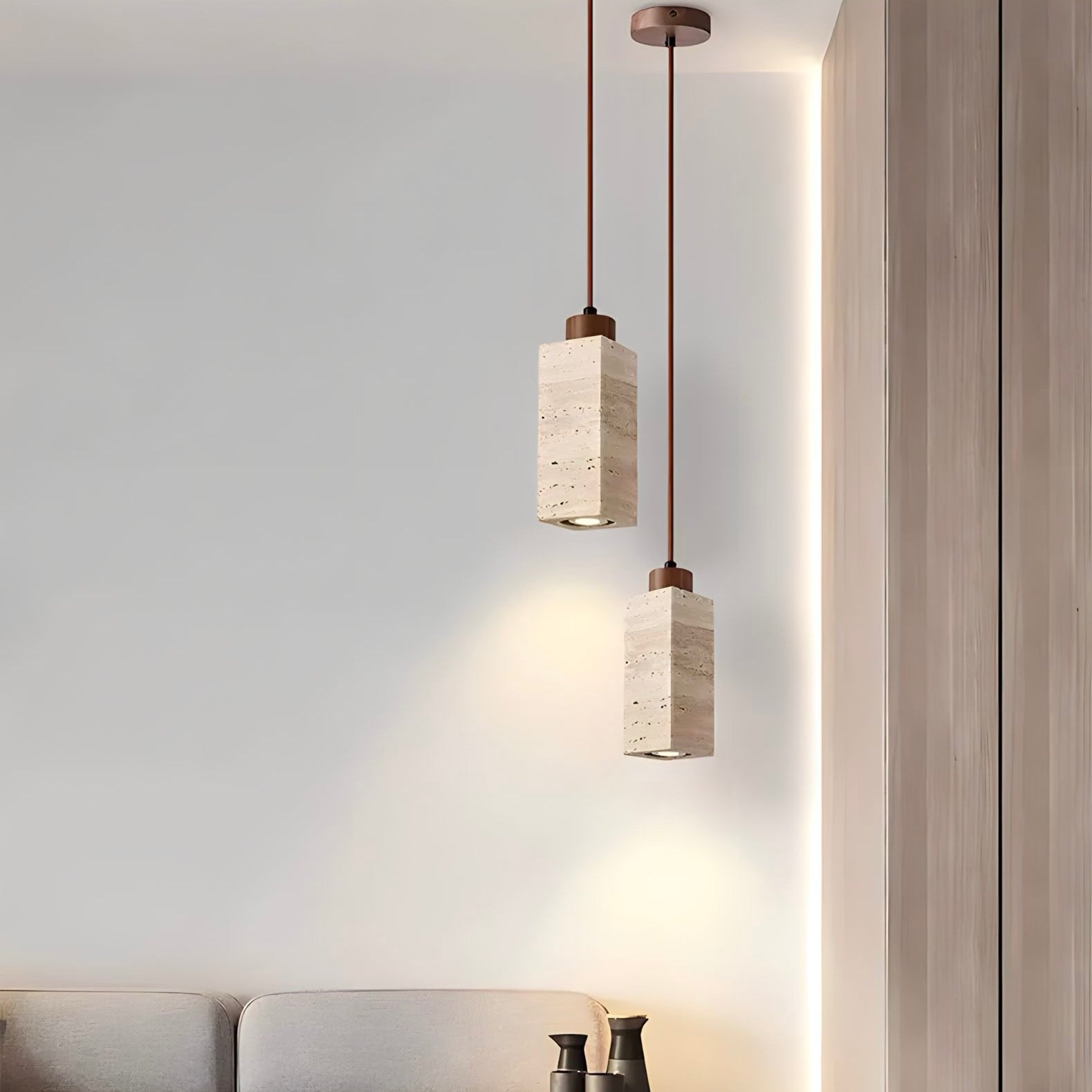 Pendant Lamp Legna Travertina BUYnBLUE