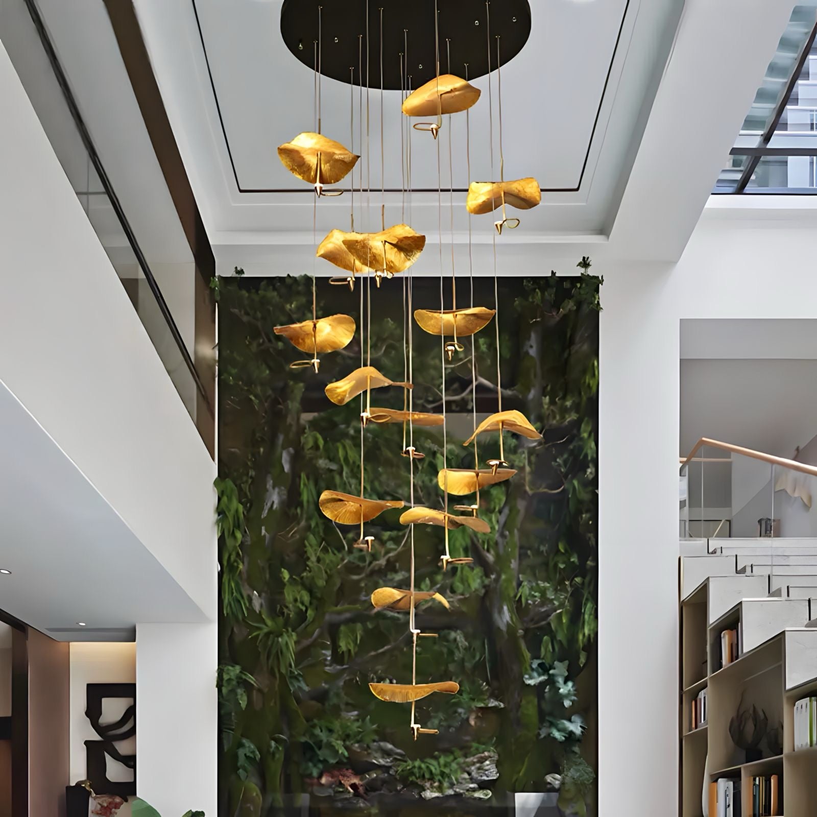 Lotus D'Or chandelier