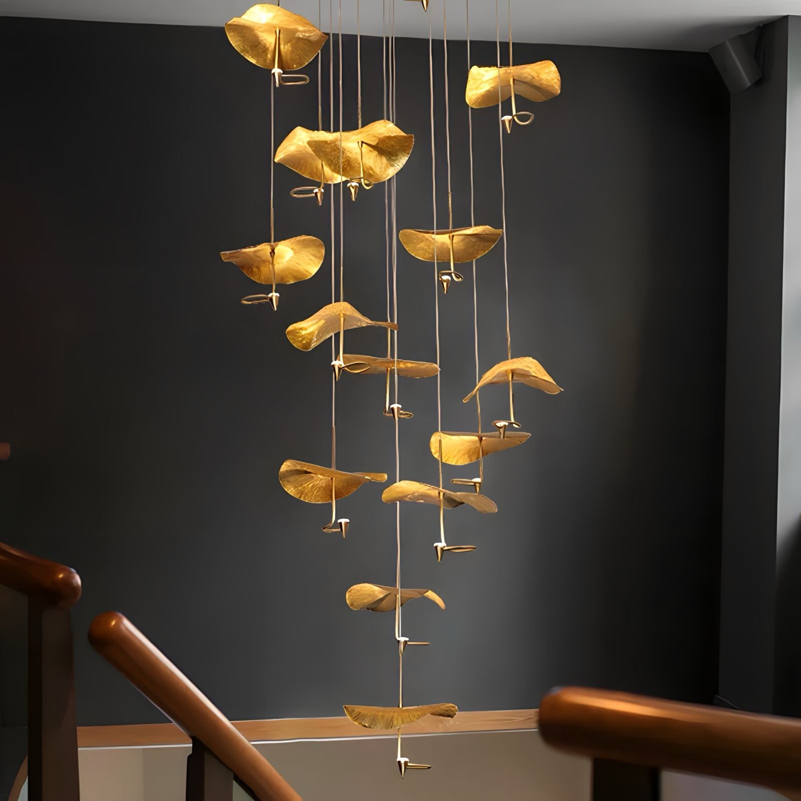 Lotus D'Or chandelier