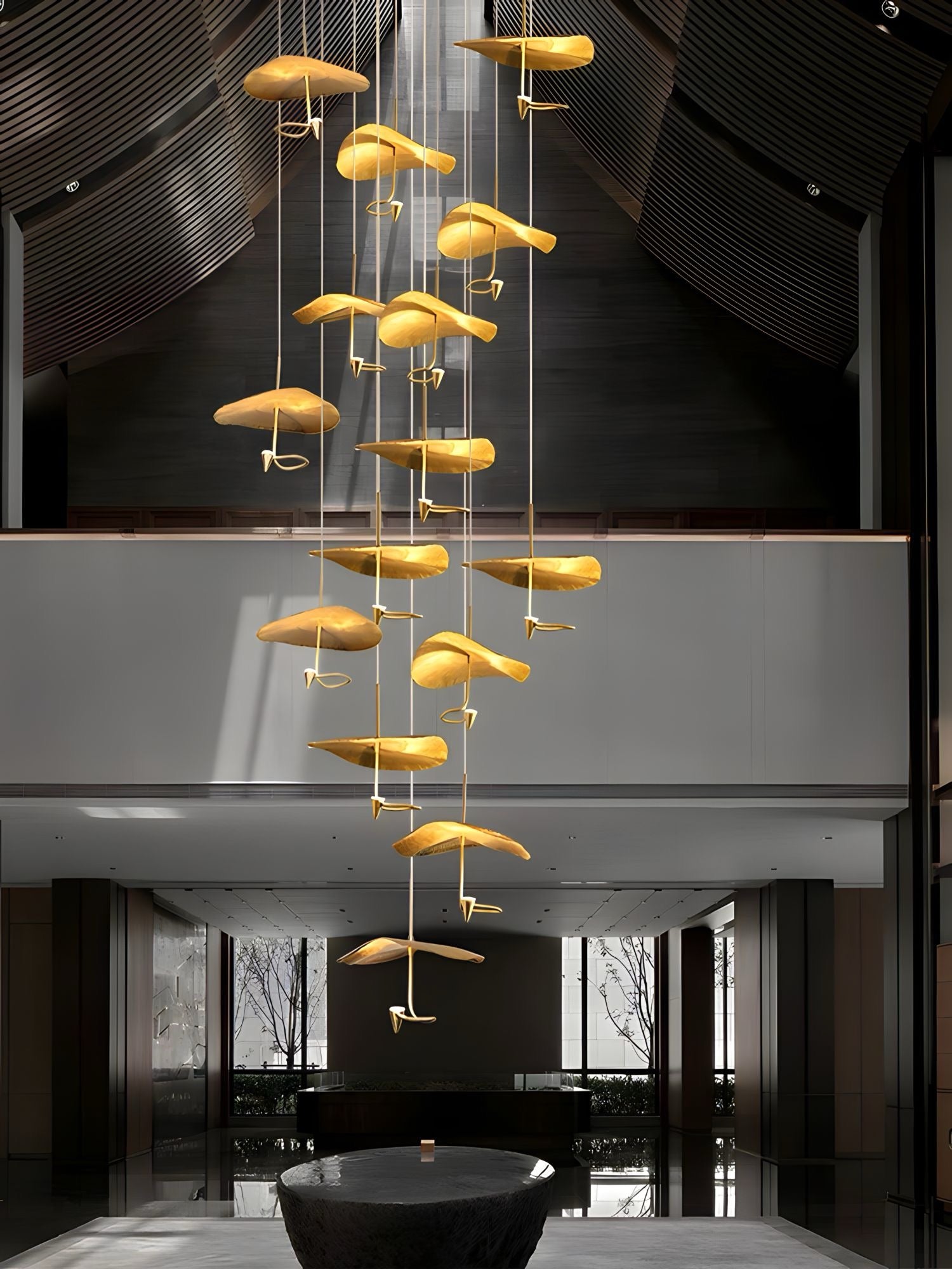 Lotus D'Or chandelier