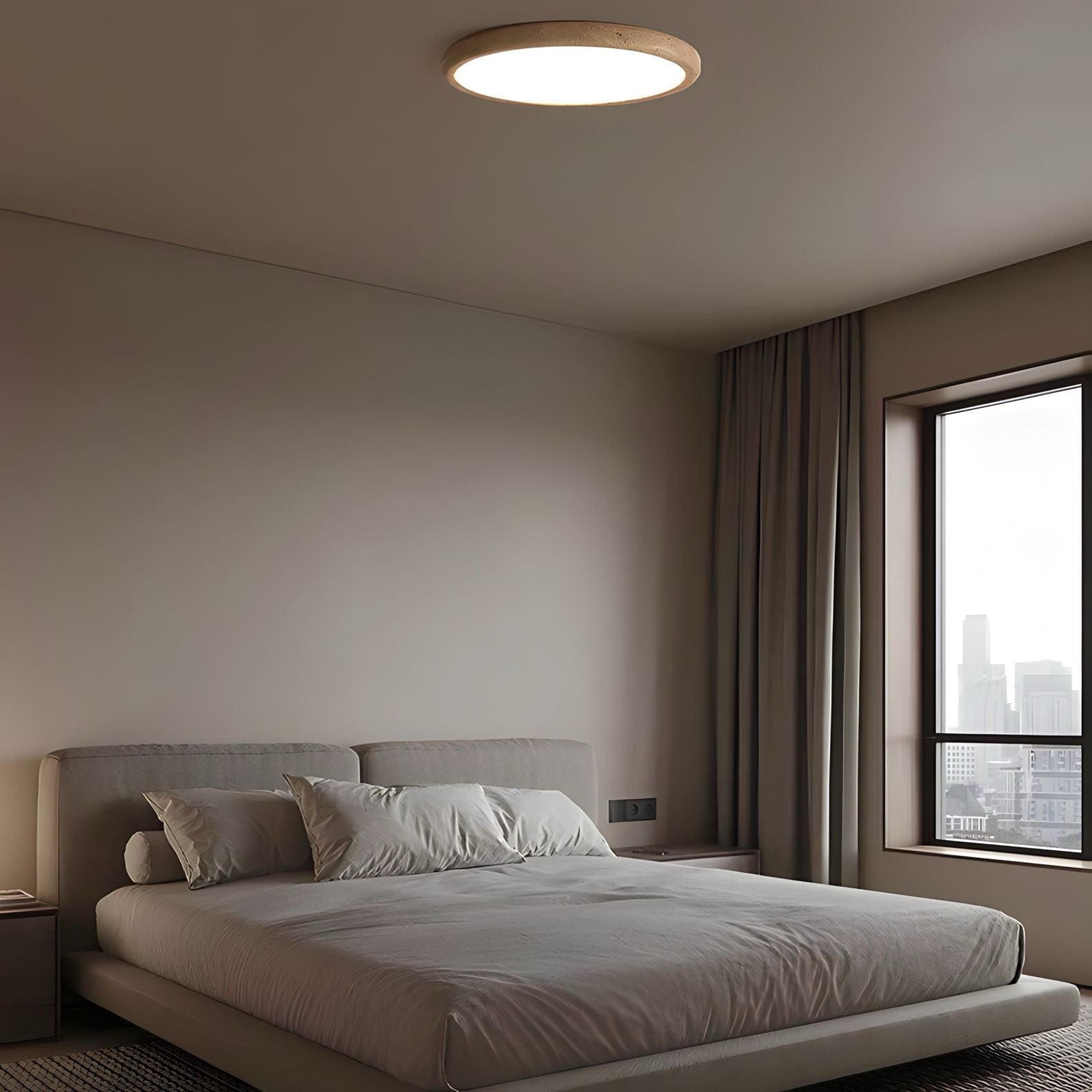 Travertina ceiling lamp