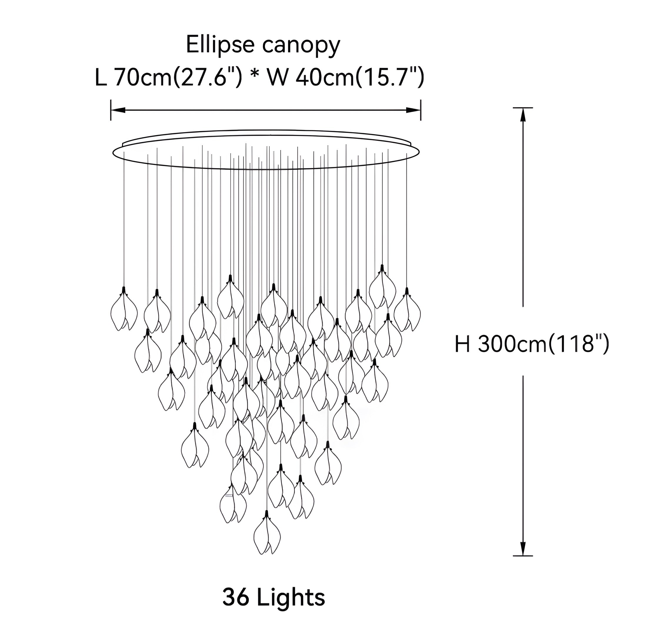 Magnolia Blanco chandelier BUYnBLUE