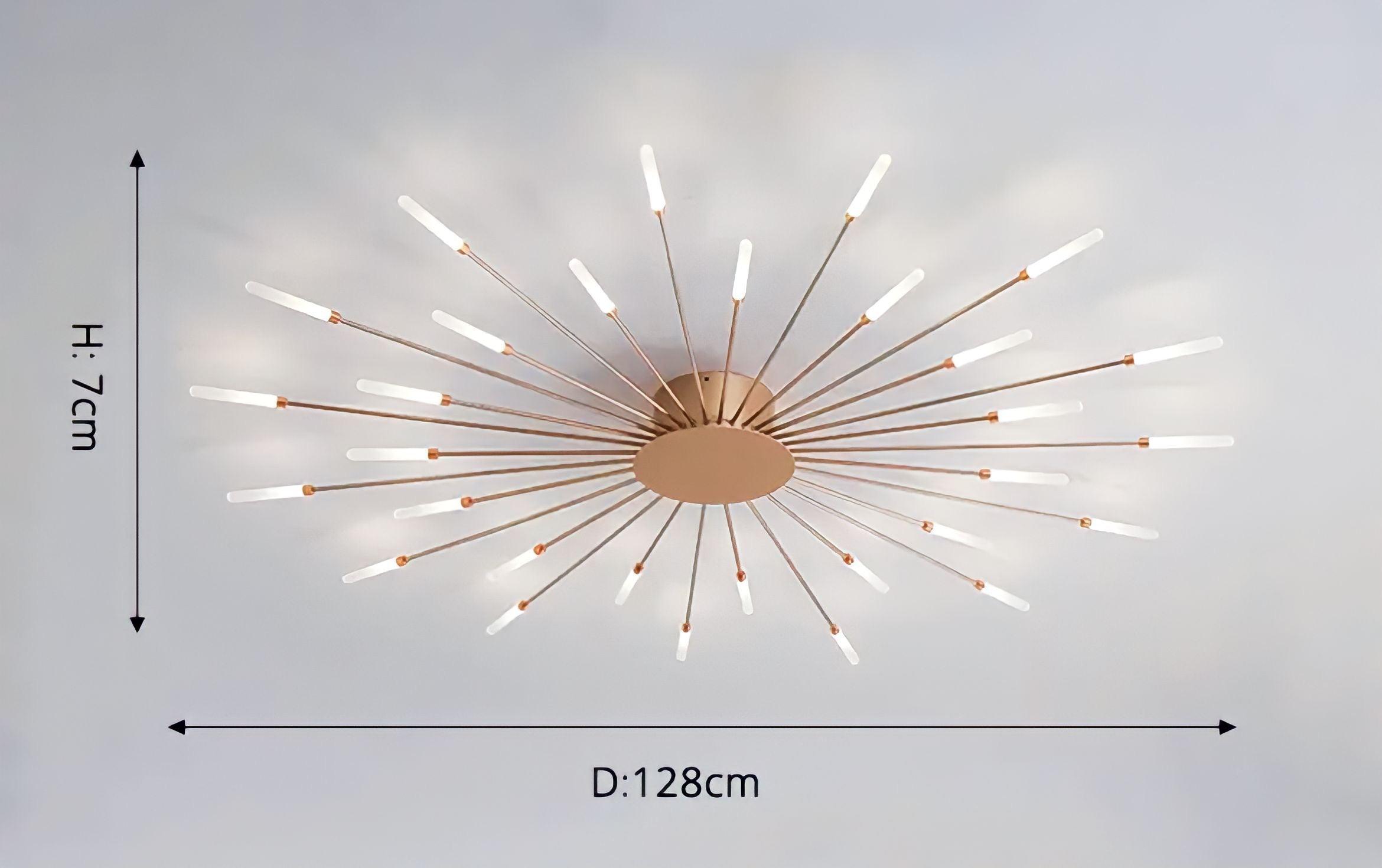 Modern ceiling lamp in spike design - BUYnBLUE 