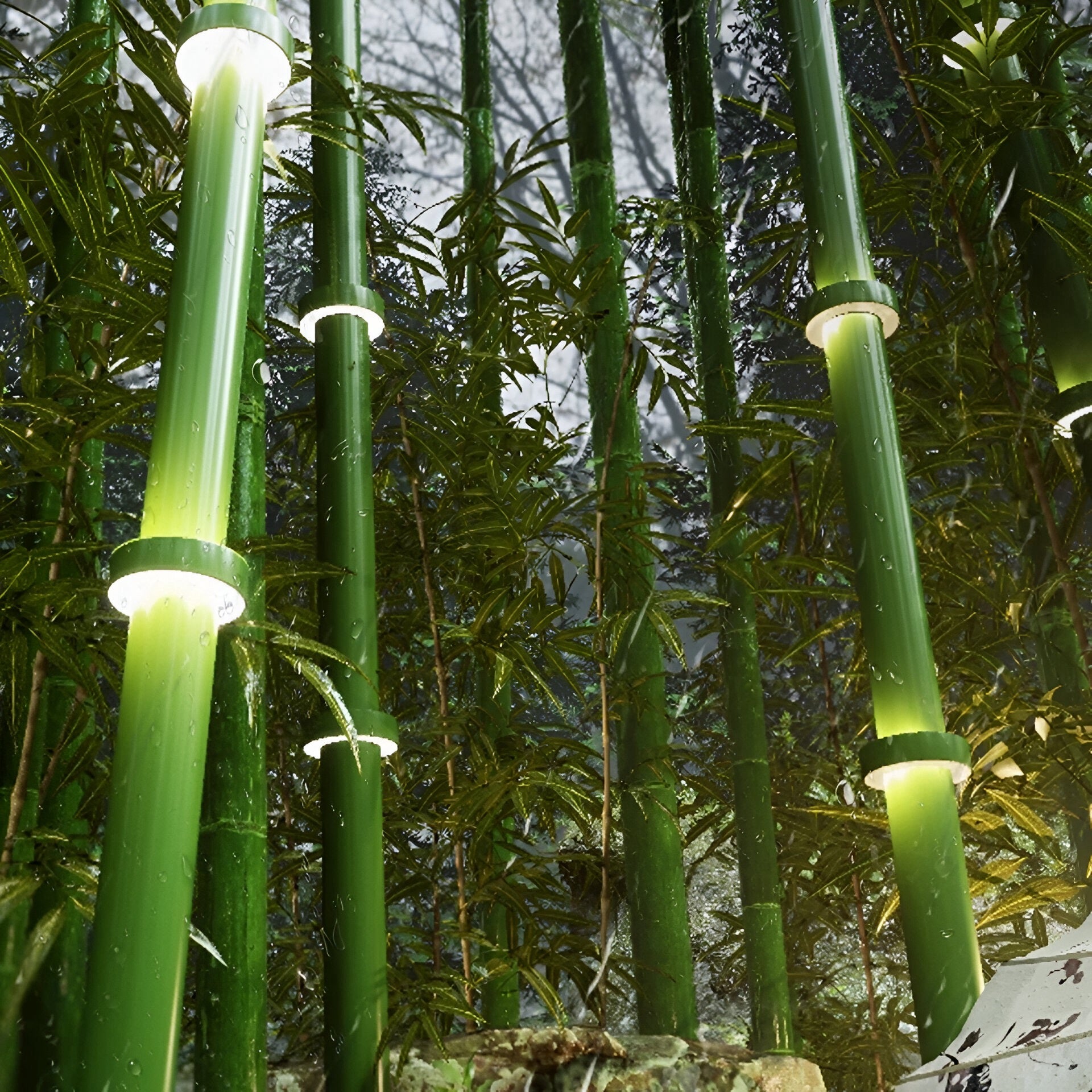 Outdoor Lamp Modern Bamboo BUYnBLUE