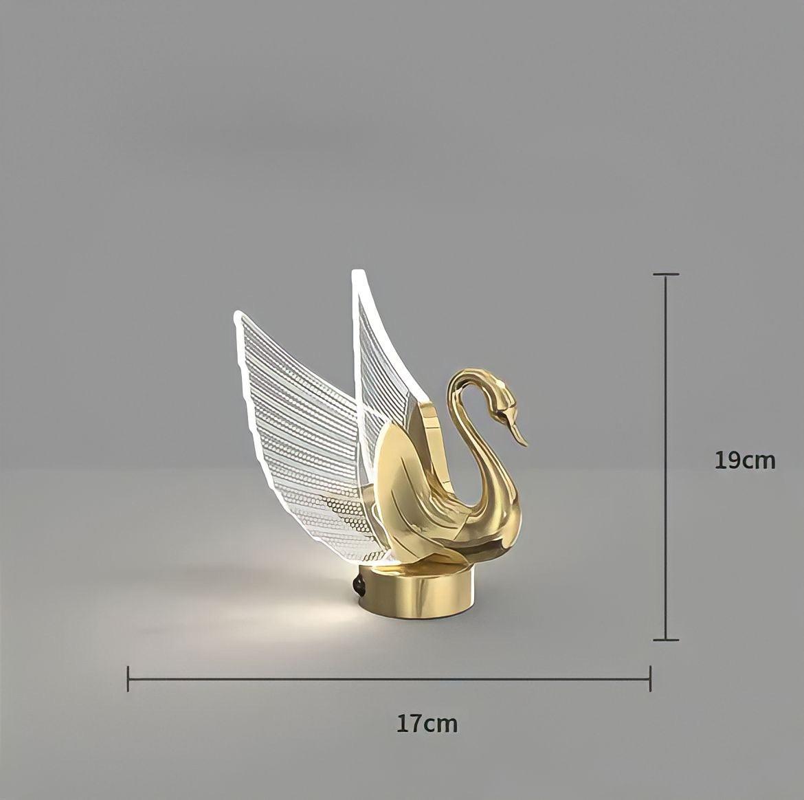 Swan-shaped LED table lamp - BUYnBLUE 