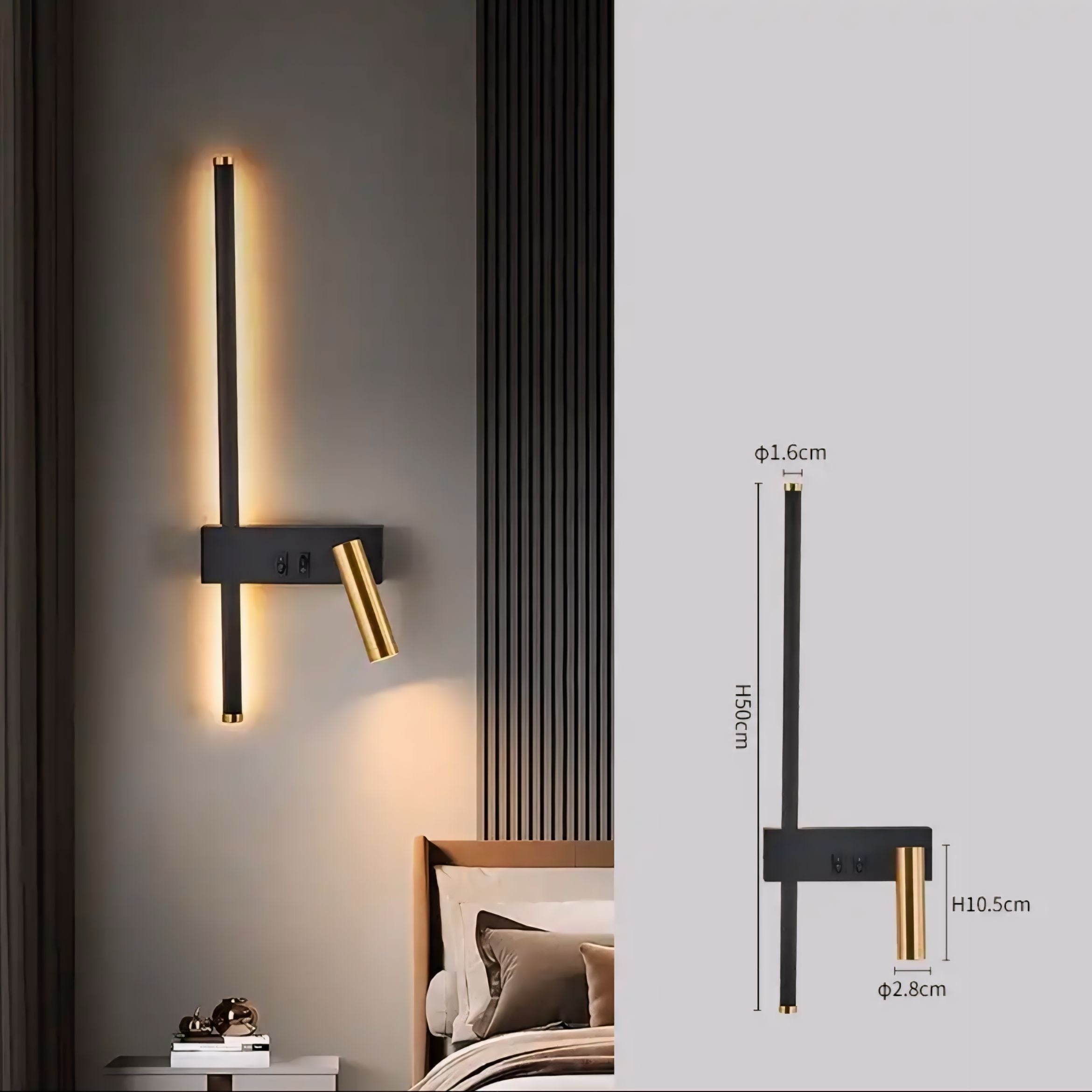 Wall light Modern Lettura BUYnBLUE