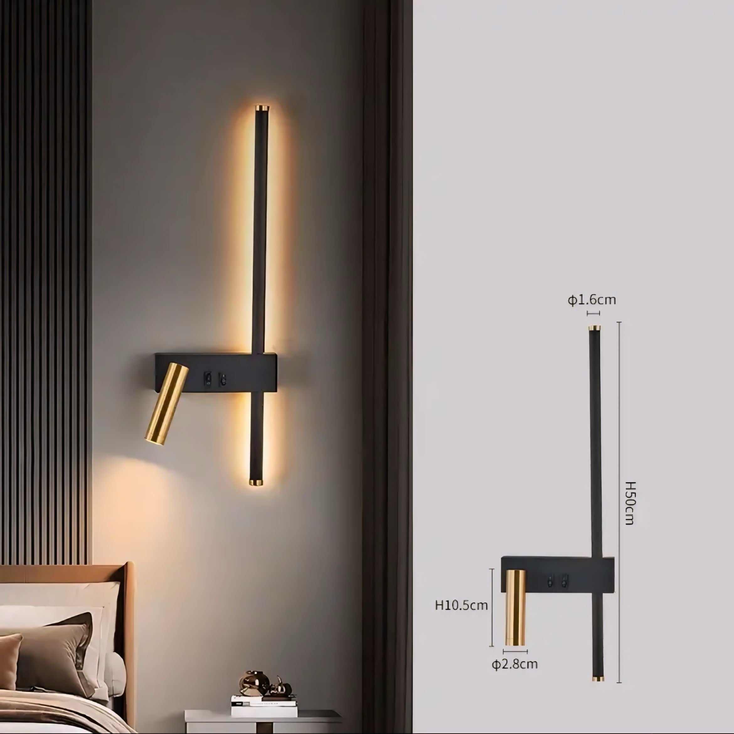 Wall light Modern Lettura BUYnBLUE