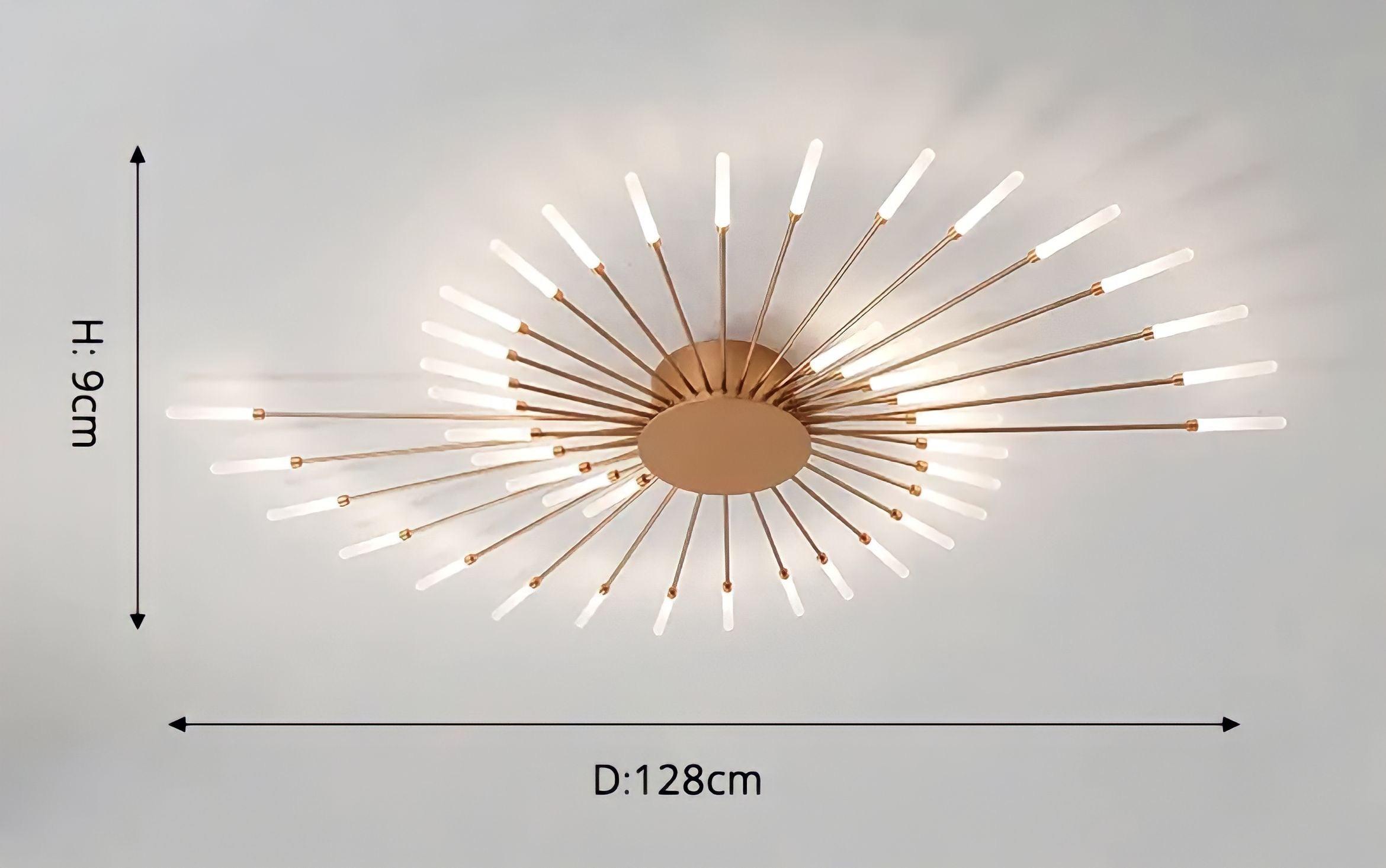 Modern ceiling lamp in spike design - BUYnBLUE 