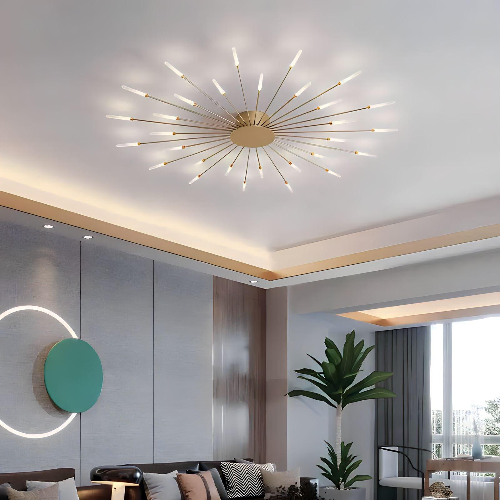 Modern ceiling lamp in spike design - BUYnBLUE 