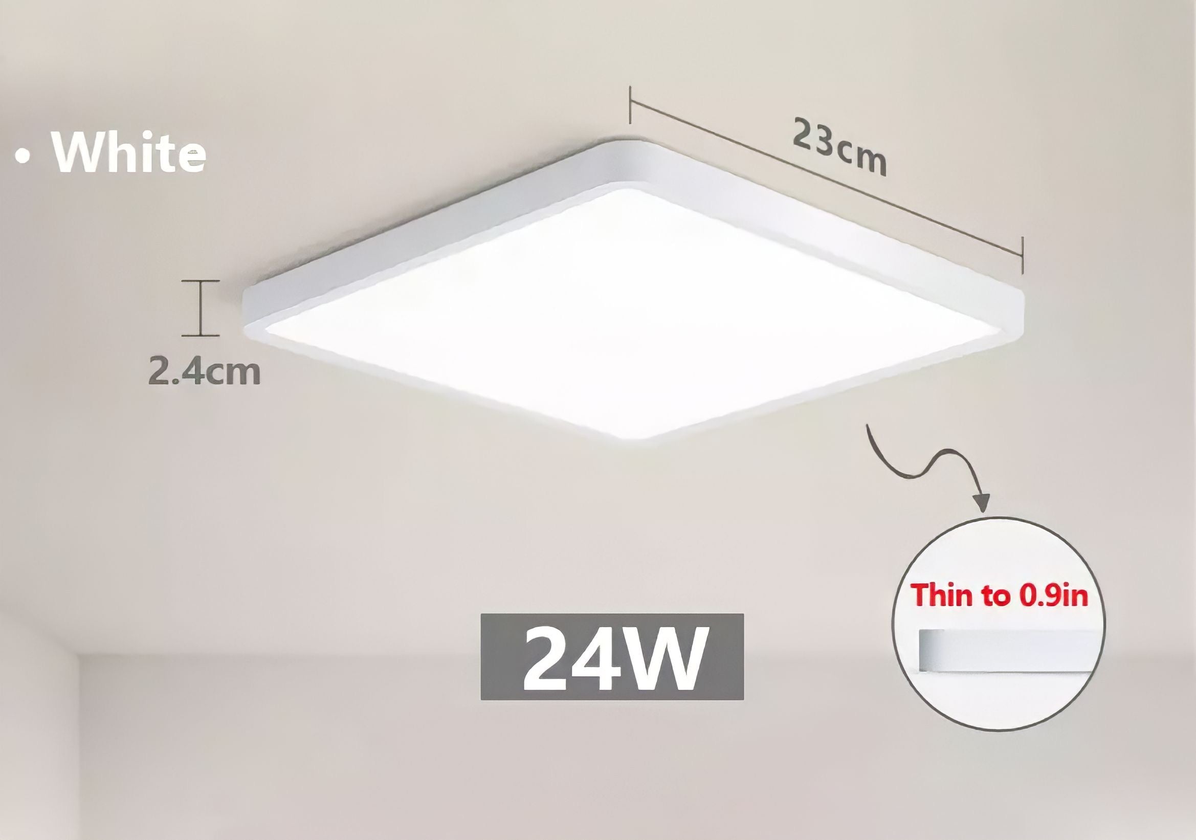 Squadra LED ceiling lamp - BUYnBLUE 