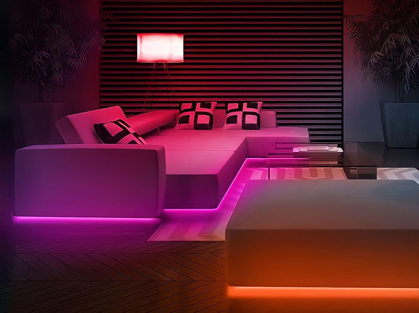 LED strips colored with remote control - BUYnBLUE 