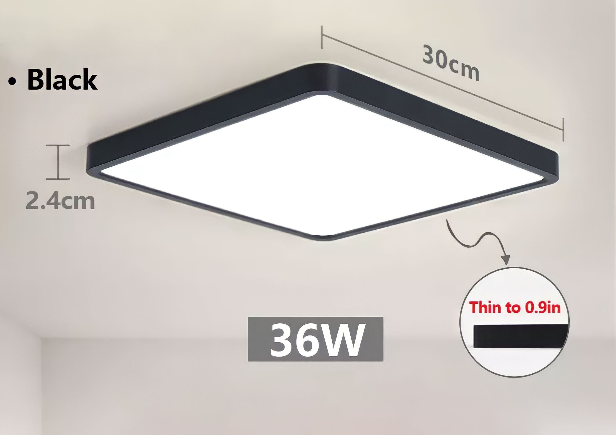 Squadra LED ceiling lamp - BUYnBLUE 