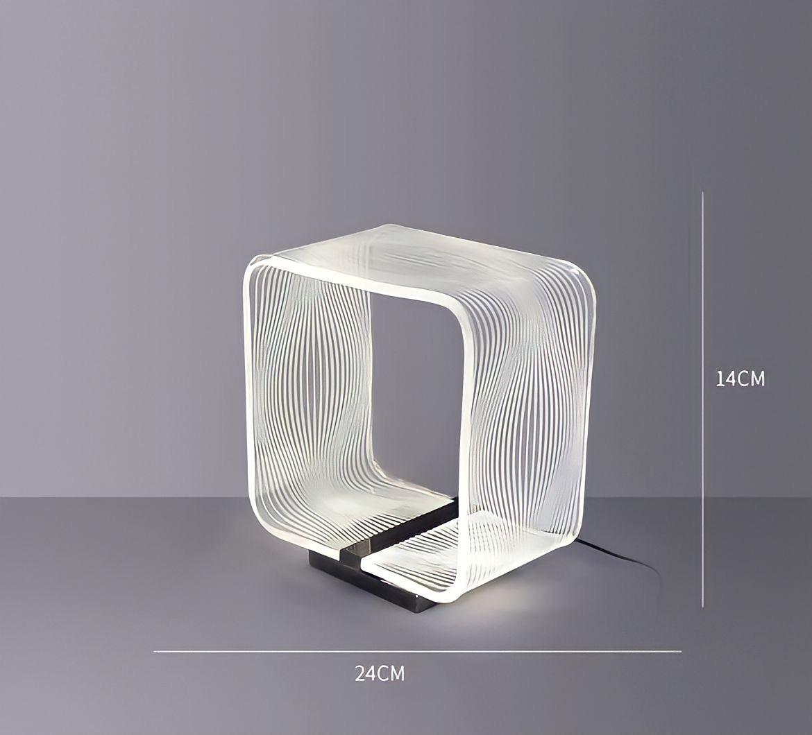 LED table lamp in cube shape - BUYnBLUE 