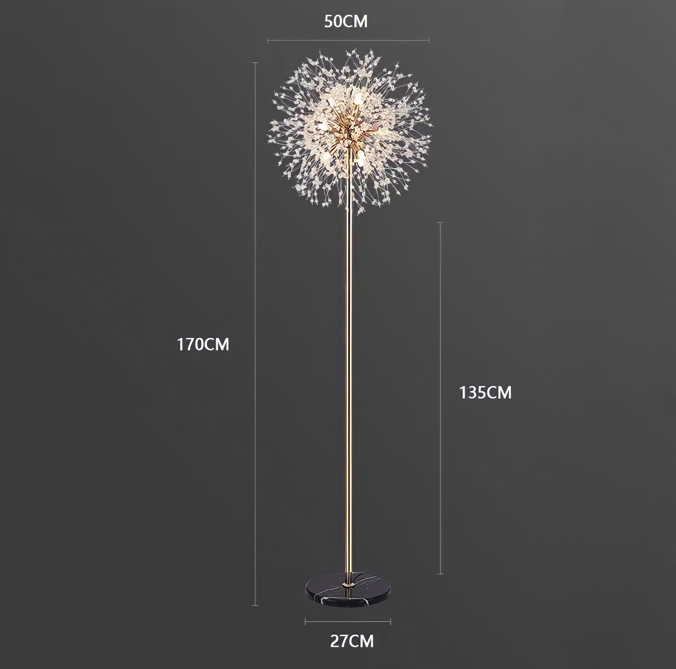 Dandelion floor lamp - BUYnBLUE 