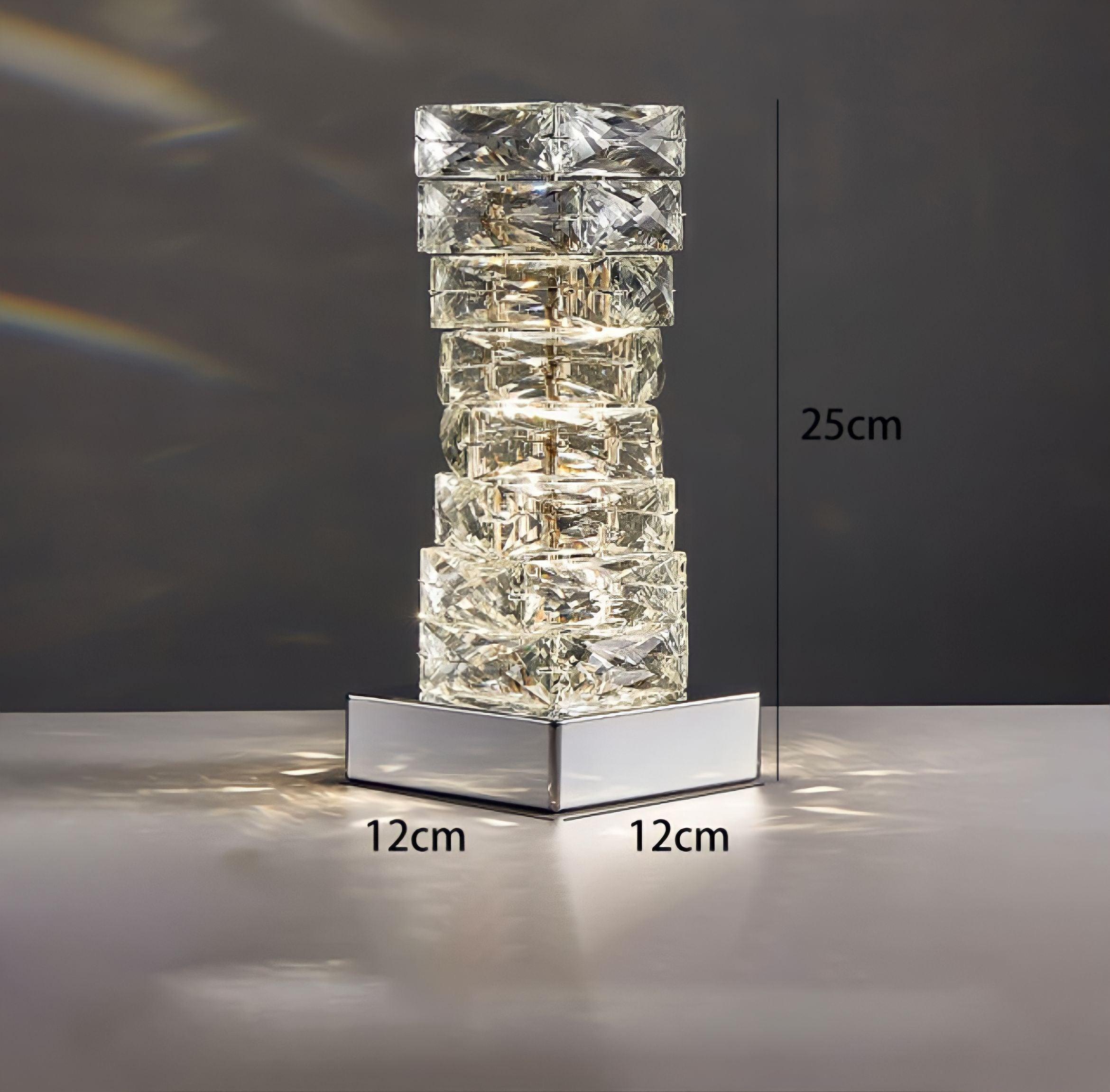 Crystal Samoa table lamp - BUYnBLUE 