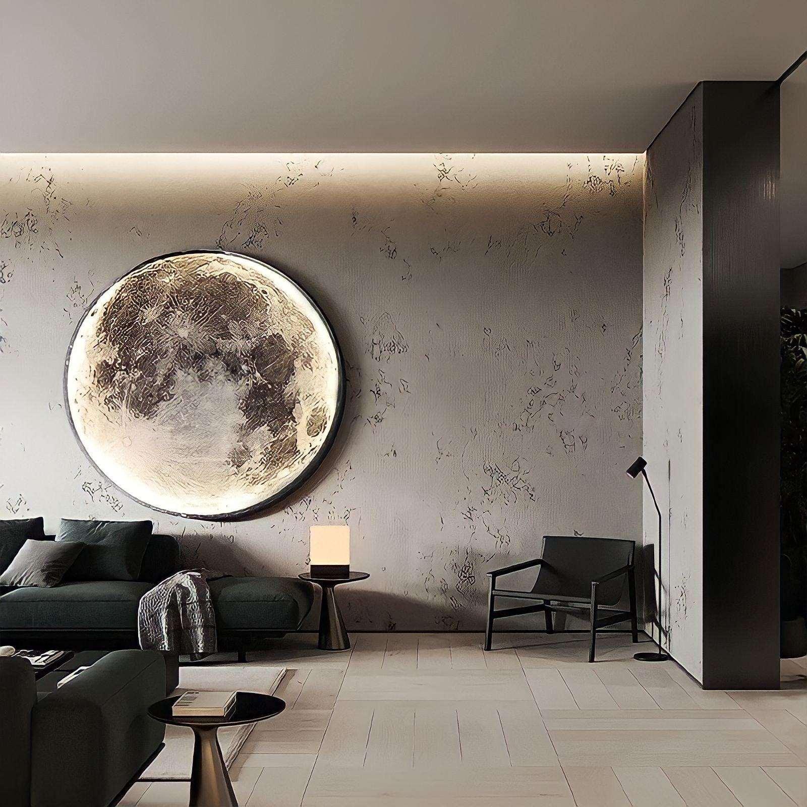 Circle Moon wall light - BUYnBLUE 