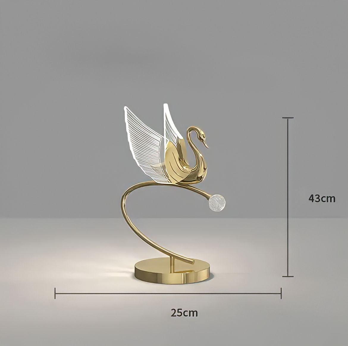 Swan-shaped LED table lamp - BUYnBLUE 