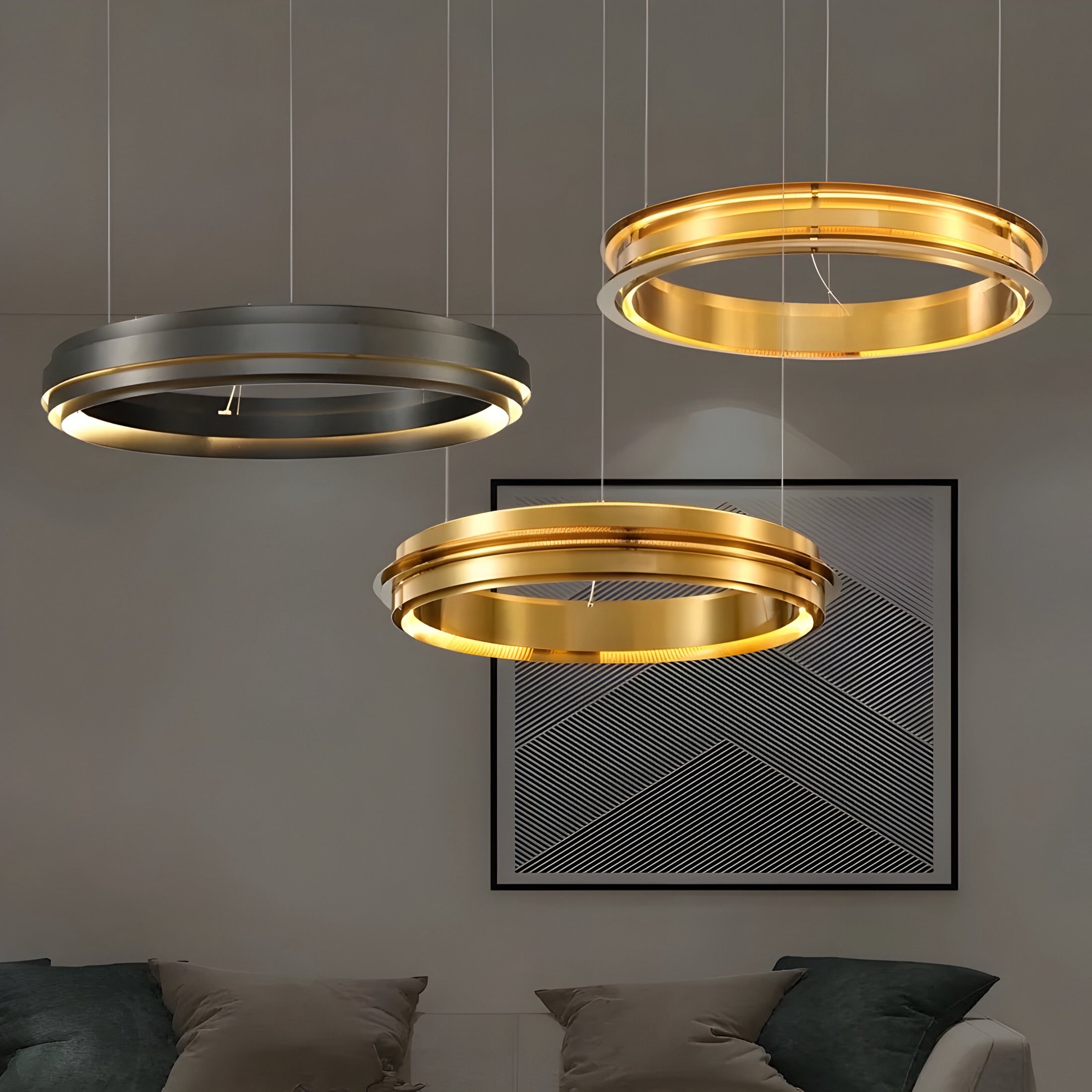 Concepteur suspension luminaire Anello