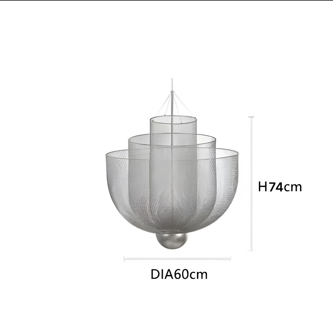 suspension luminaire Cestino moderne