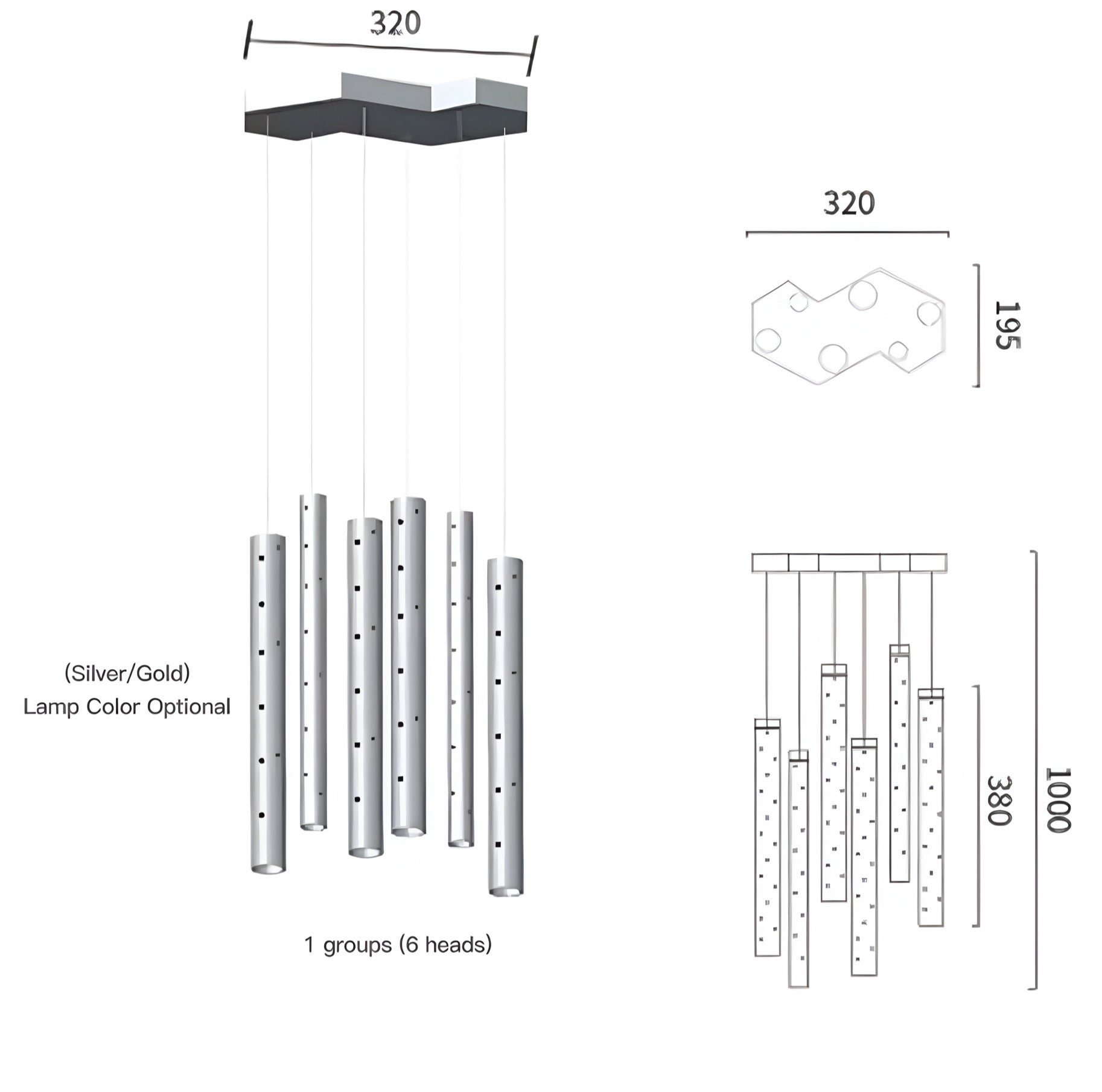 Lampe suspendue design Laburno