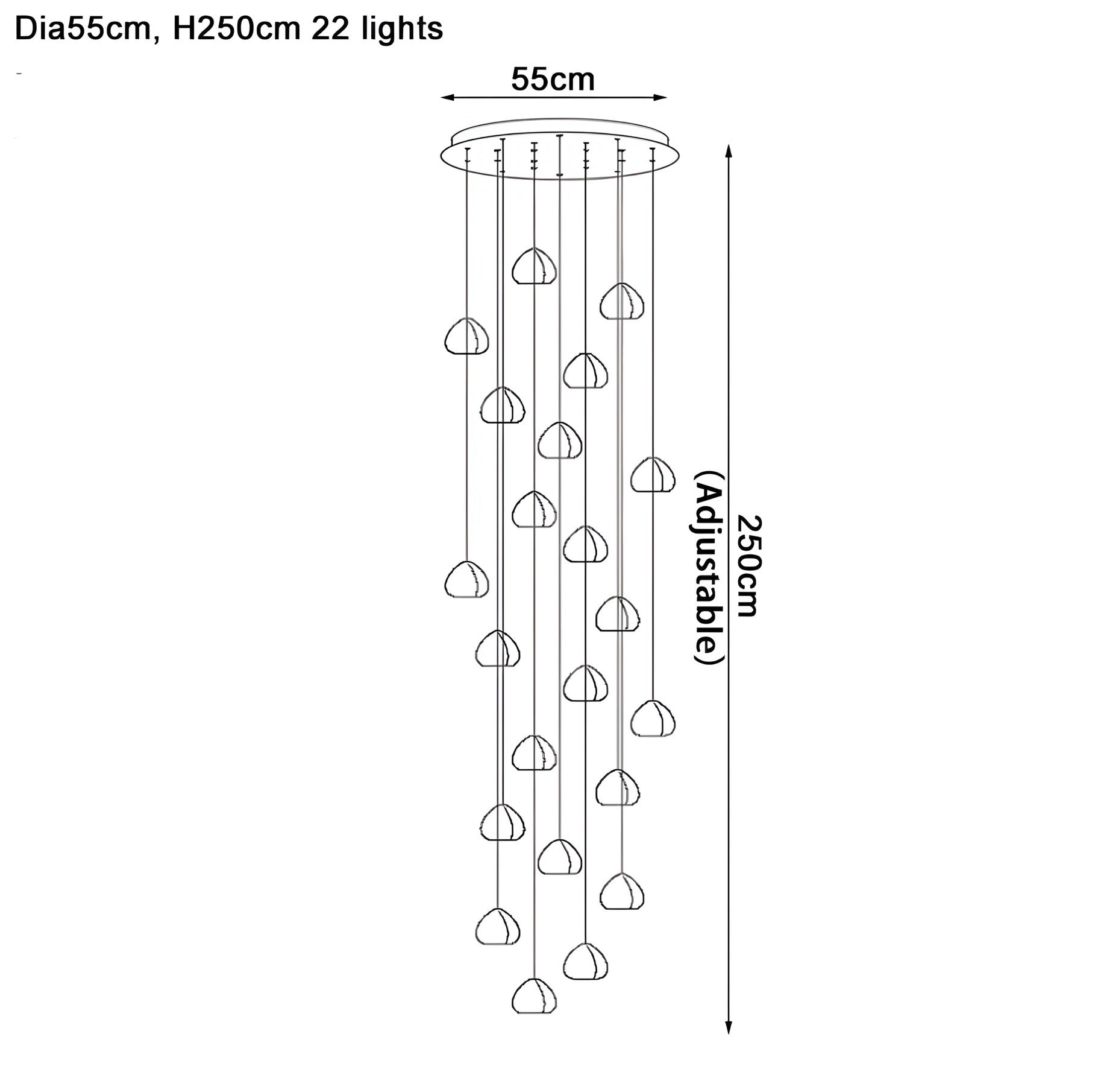 Lustre design Fondera