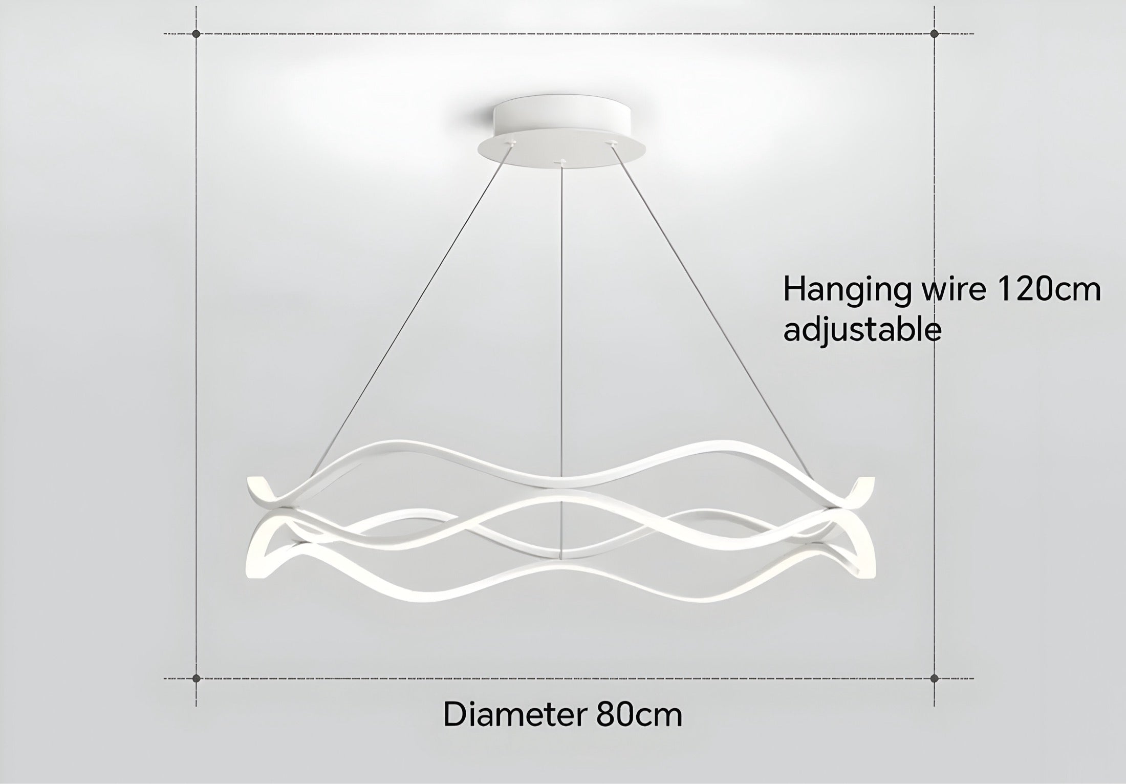 Moderne suspension luminaire Soros nordique