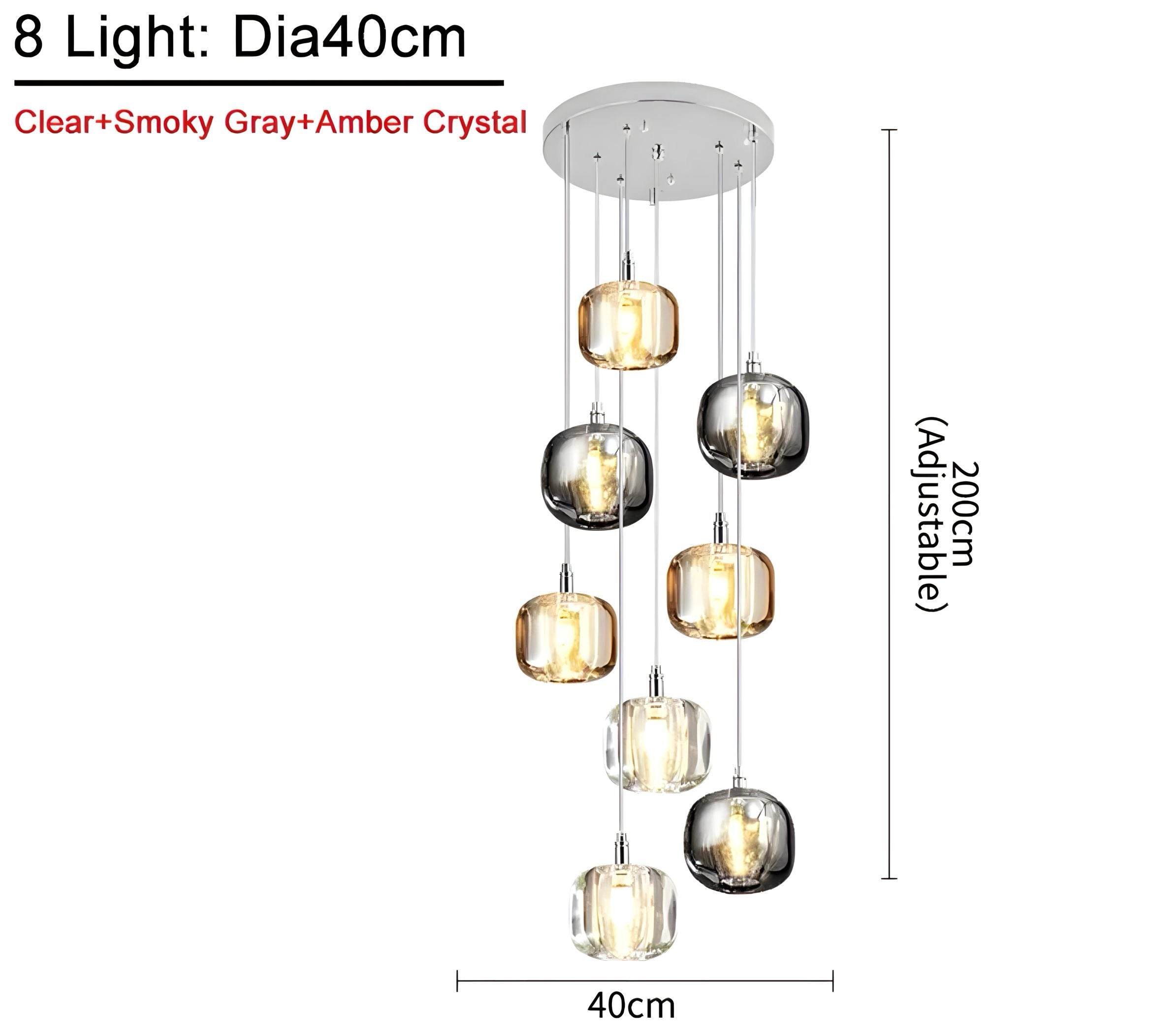 Lustre Vetro Moderne - BUYnBLUE 