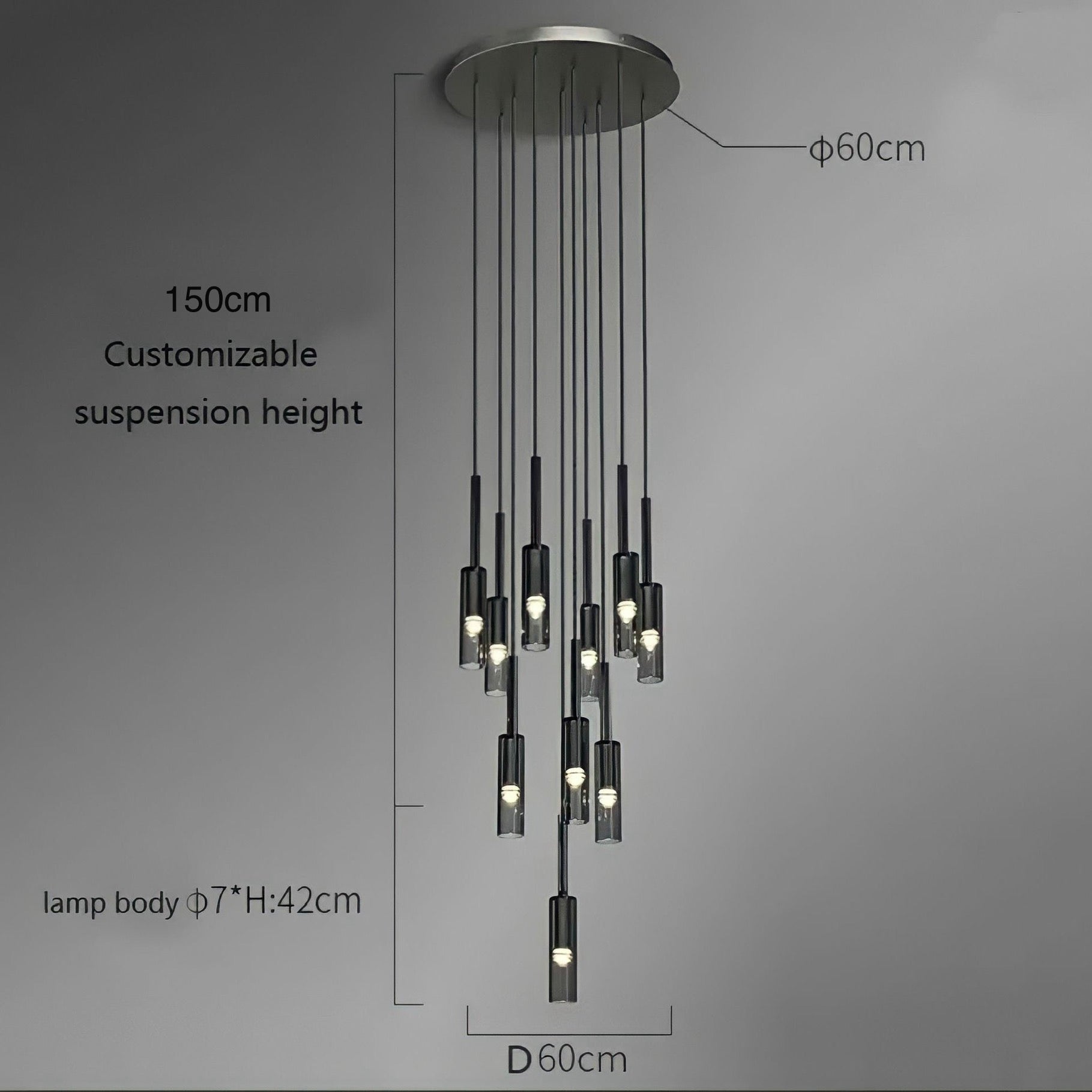 suspension luminaire Écho nordique