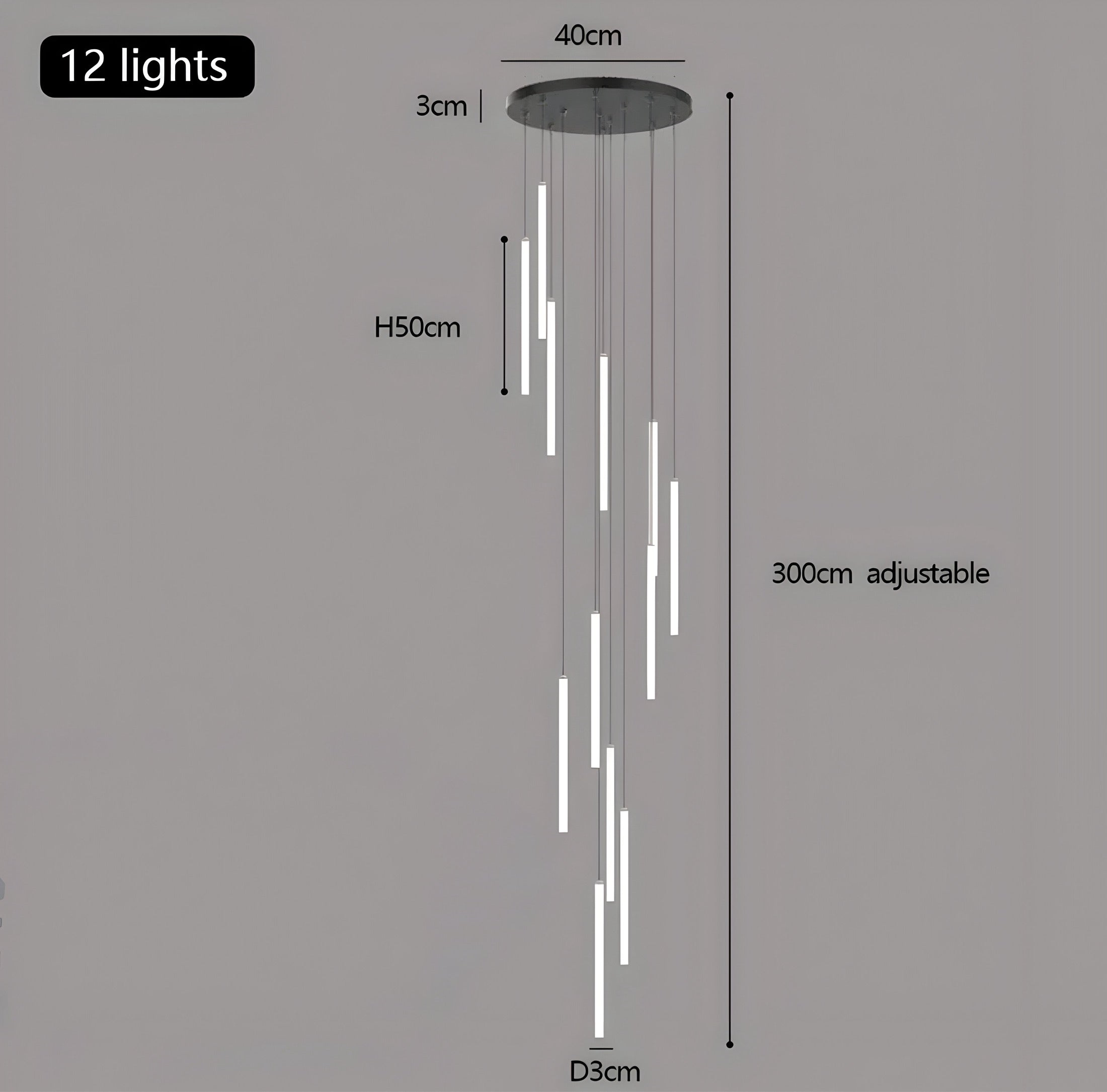 Lustre Nordic Luxo