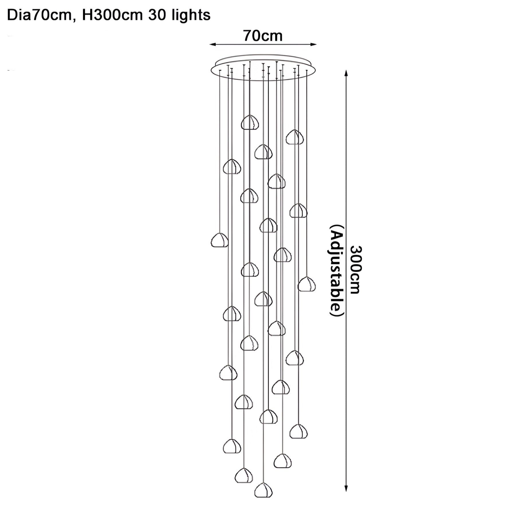 Lustre design Fondera