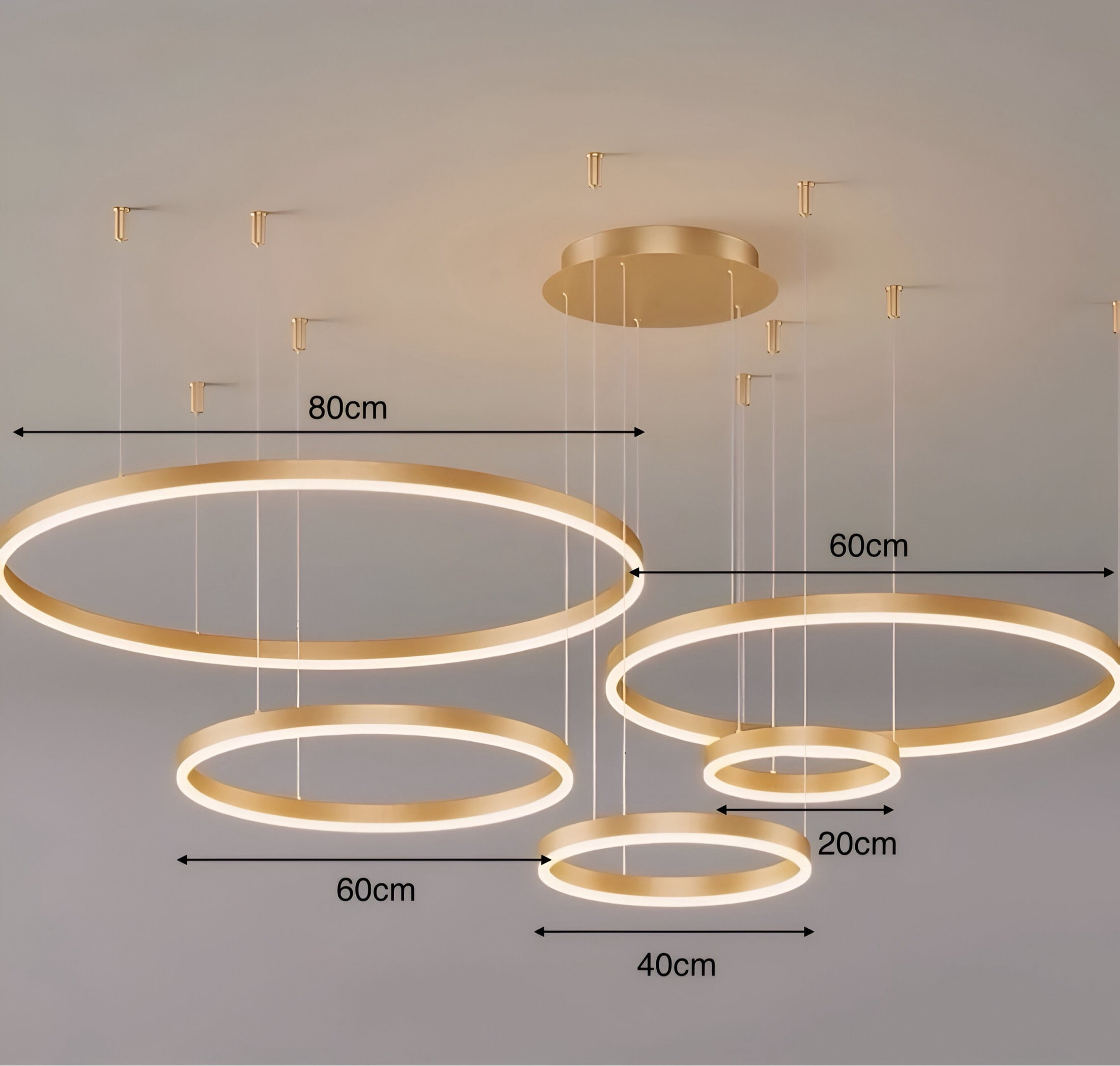 suspension luminaire Halo Moderne BUYnBLUE