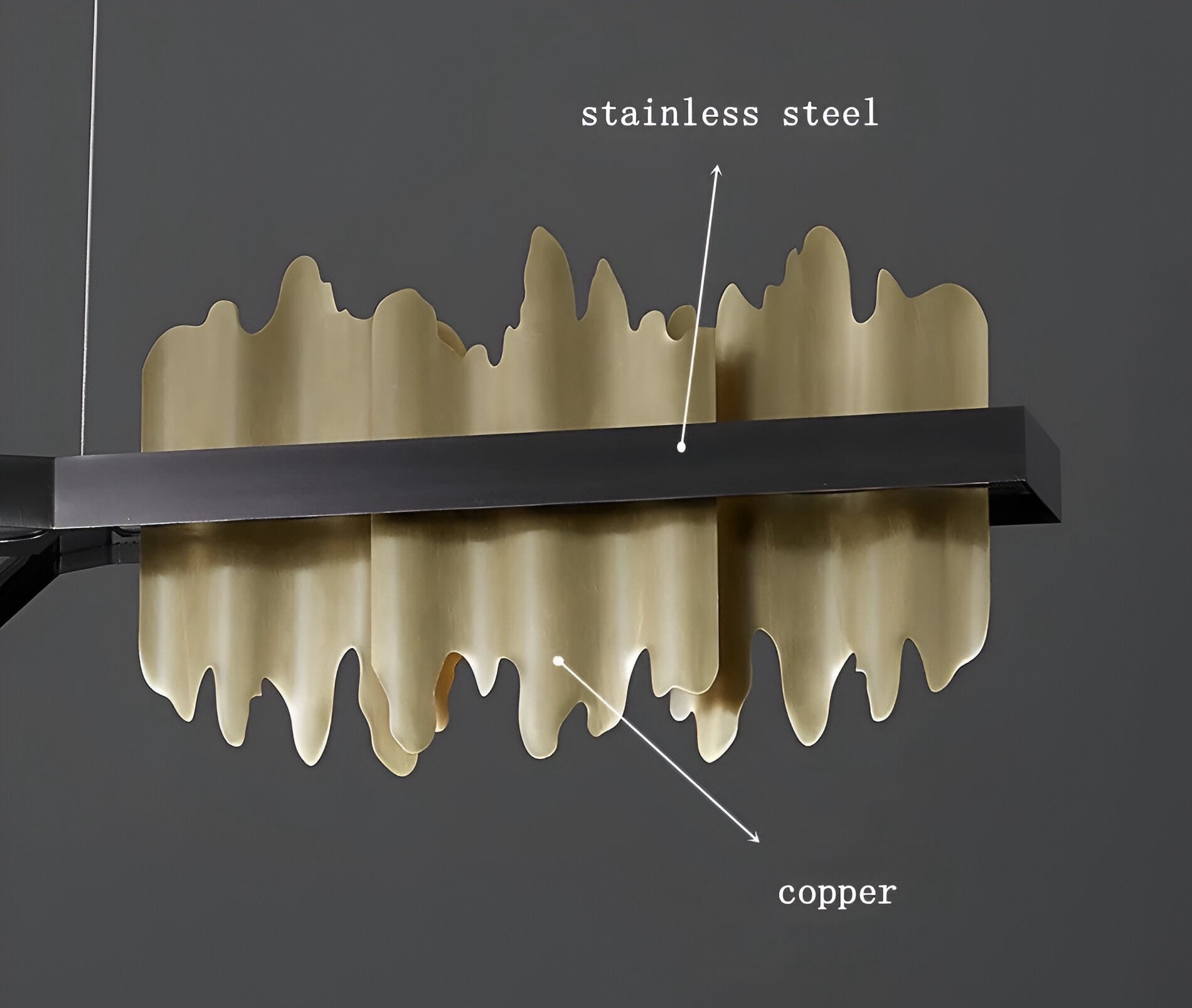 suspension luminaire Rubinetto Vecto