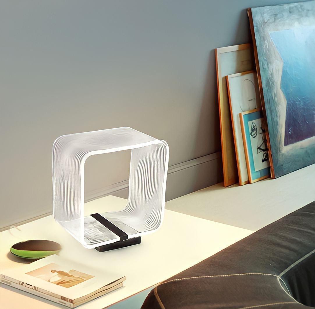 Lampe de table LED en forme de cube - BUYnBLUE 