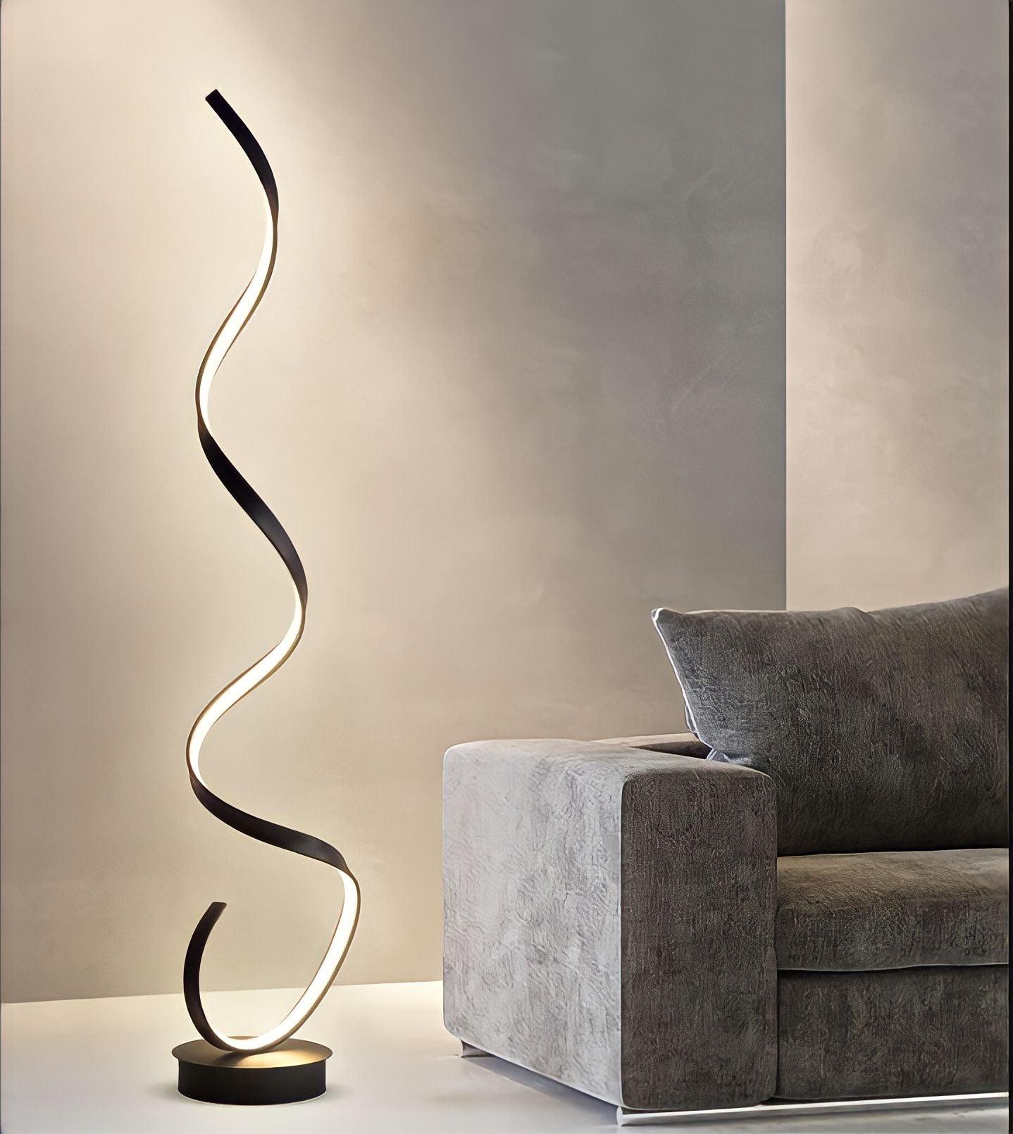 Lampadaire en forme de spirale - BUYnBLUE 