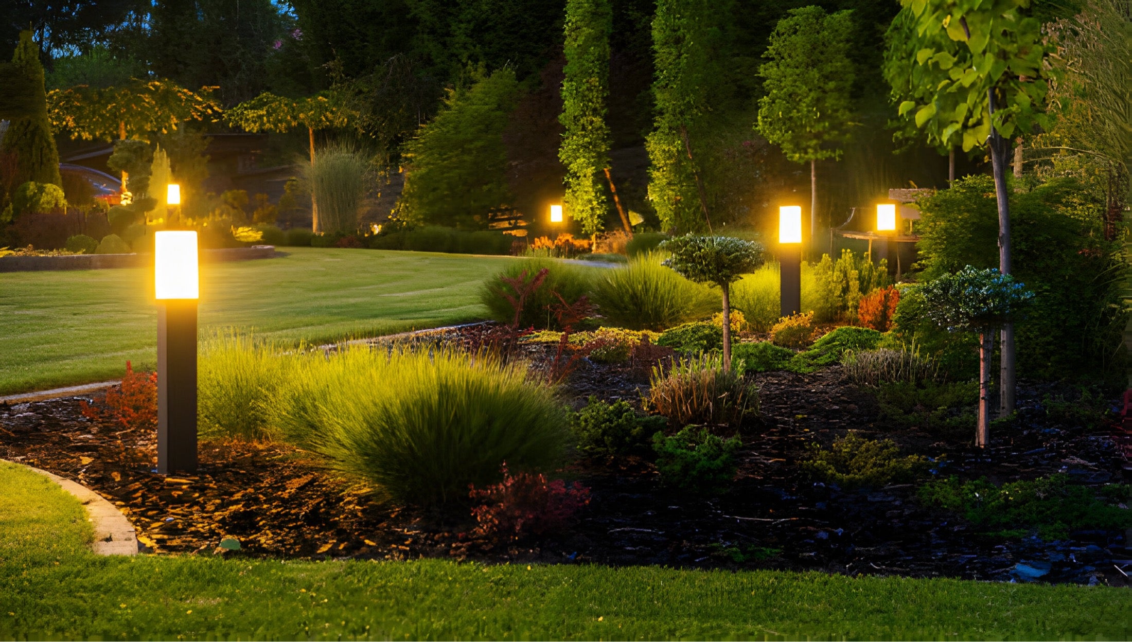 Illuminazione per esterni: come creare la scena in giardino