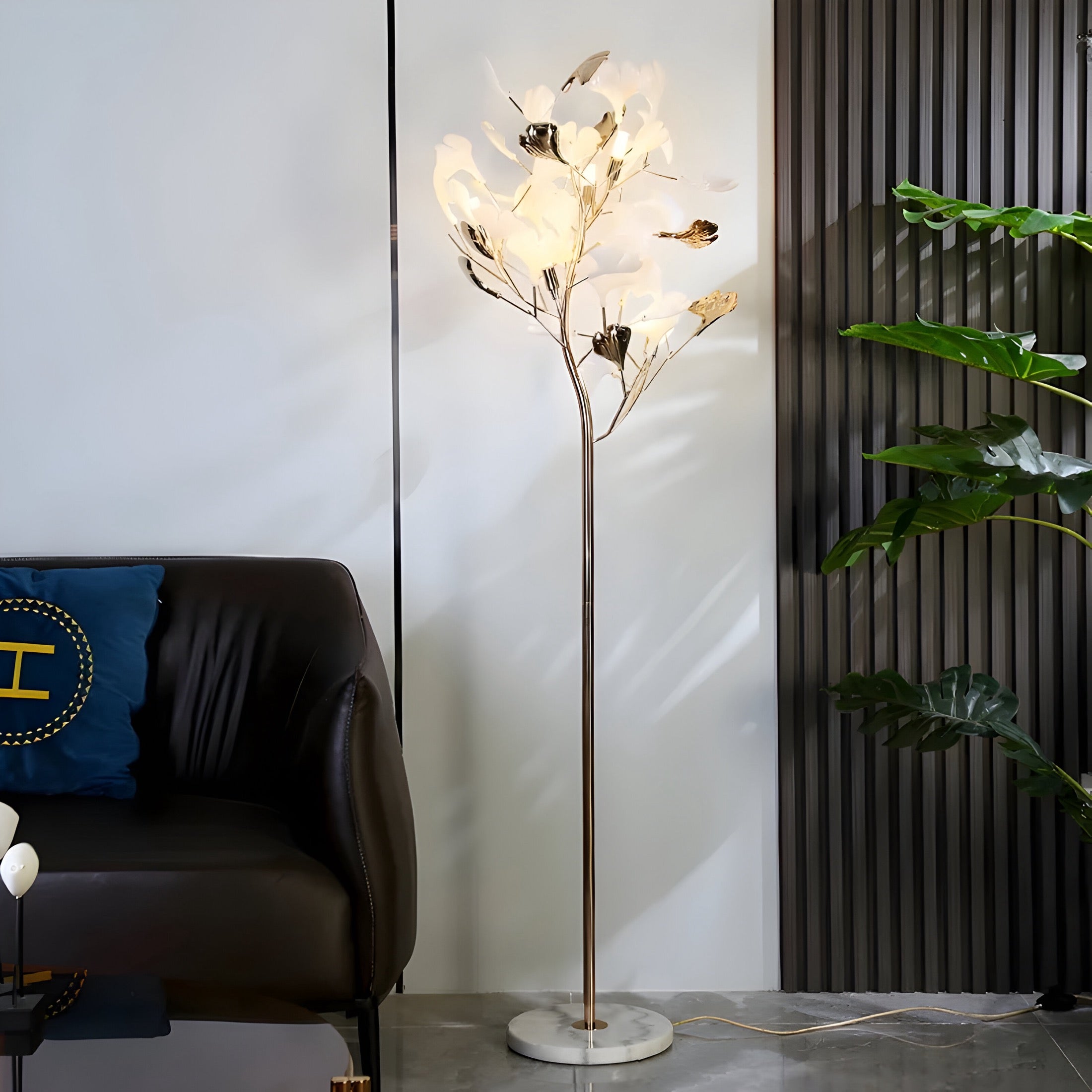 Lampada da terra di design Ginkgo