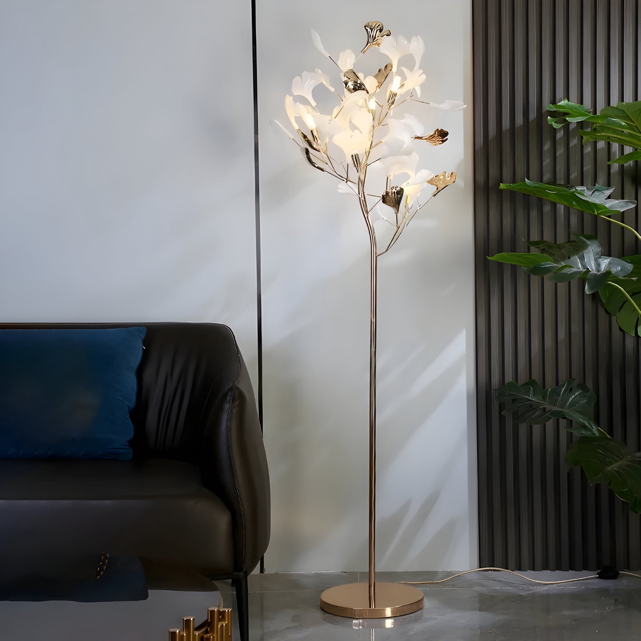 Lampada da terra di design Ginkgo