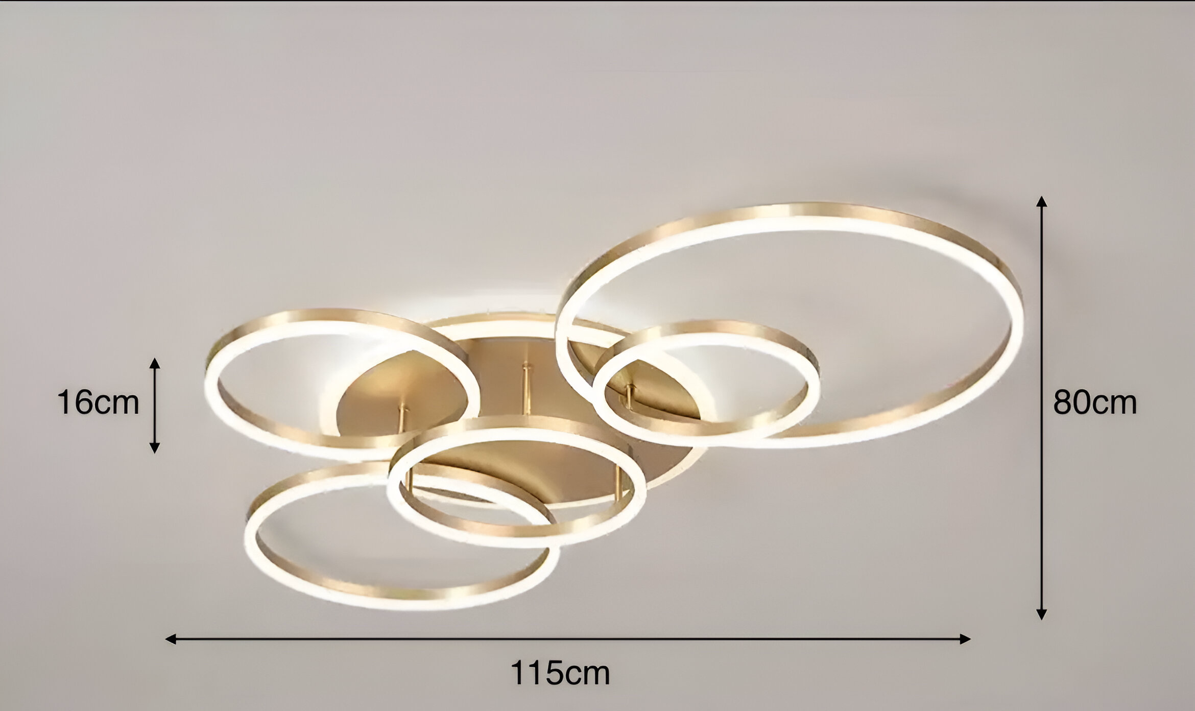 Lampada da soffitto Halo Modern