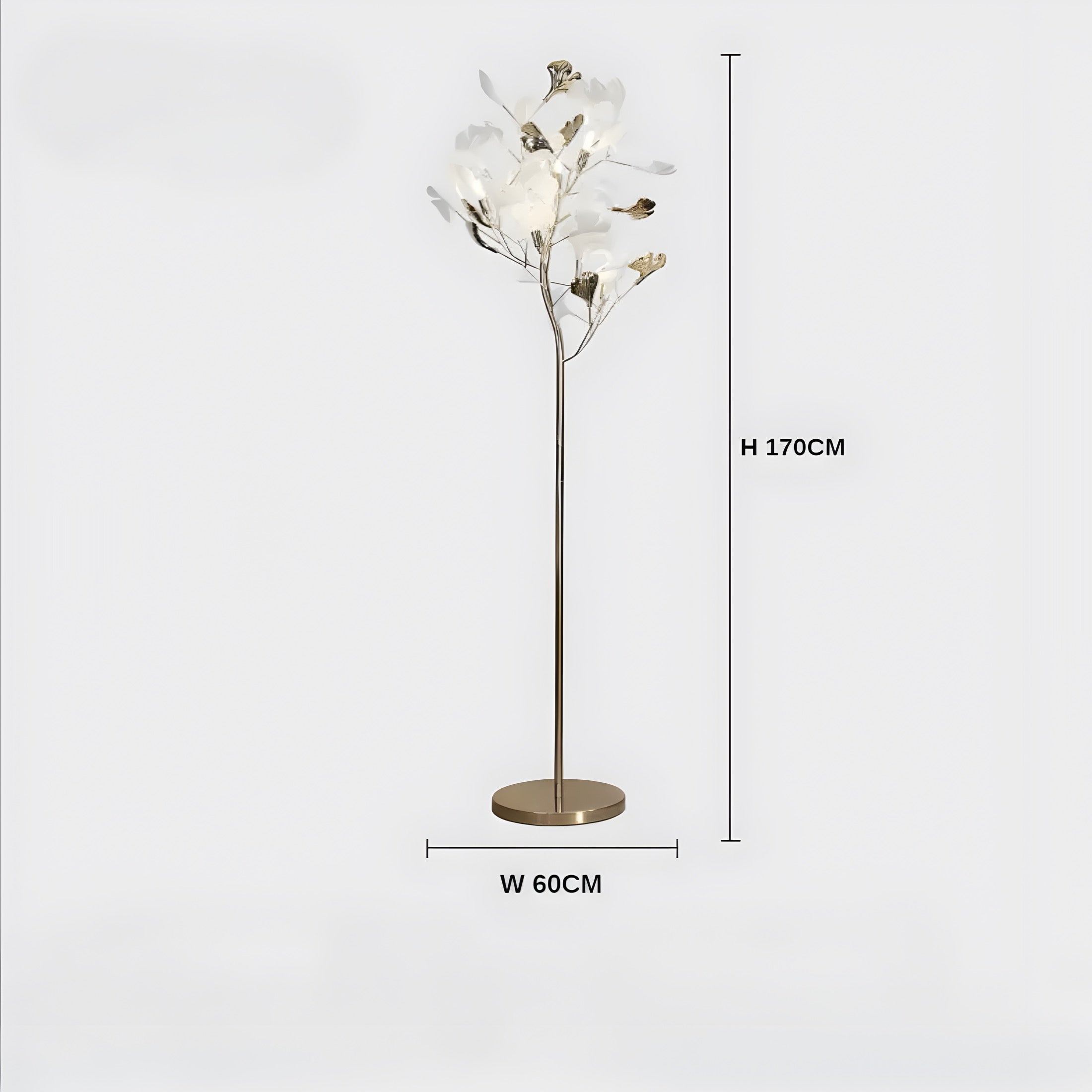 Lampada da terra di design Ginkgo