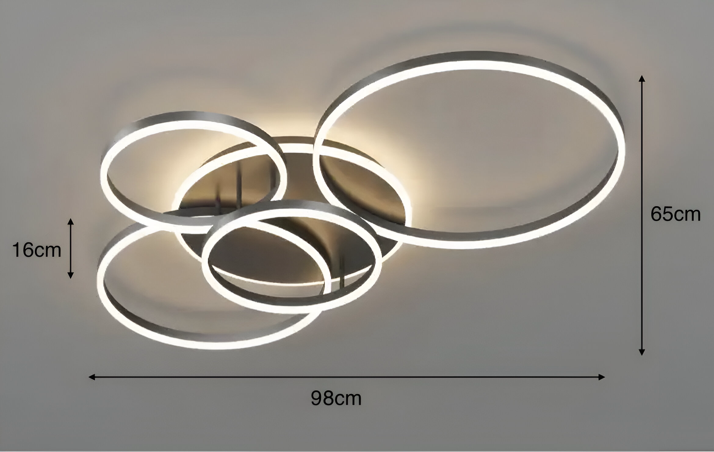 Lampada da soffitto Halo Modern