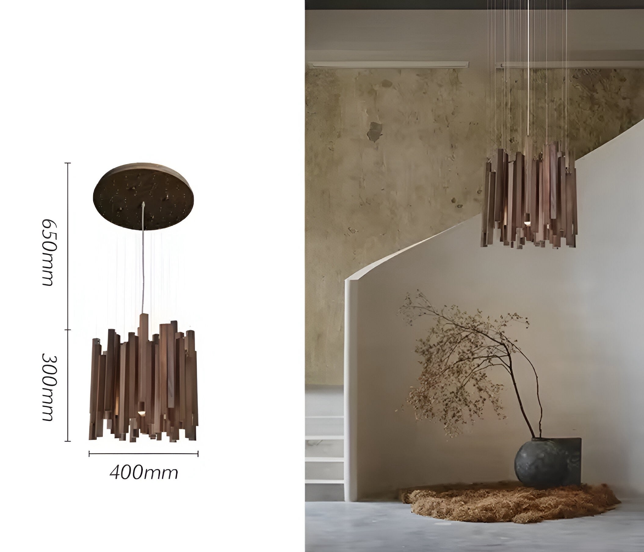 Lampada a sospensione di design Modern Yang