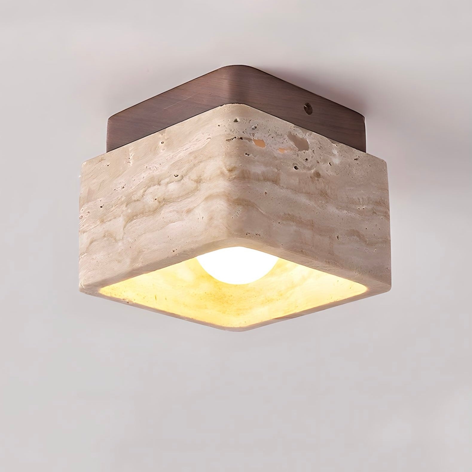 Lampada da soffitto Legna Travertina BUYnBLUE