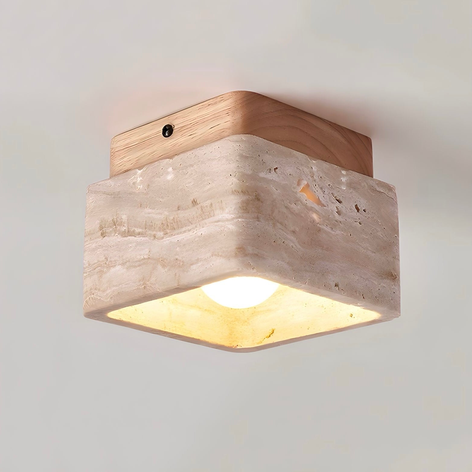 Lampada da soffitto Legna Travertina BUYnBLUE