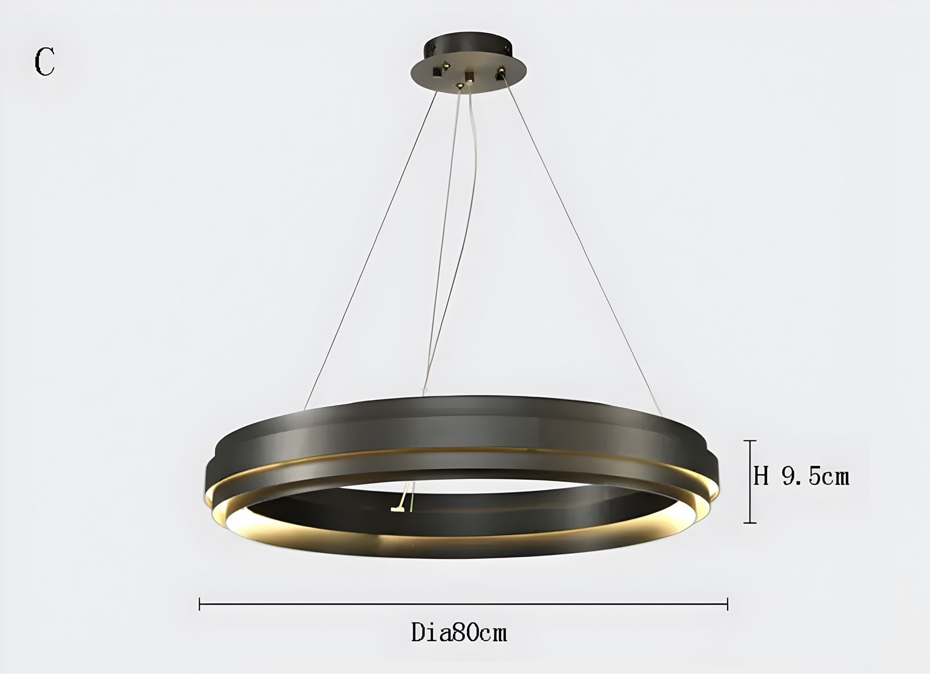 Lampada a sospensione di design Anello BUYnBLUE