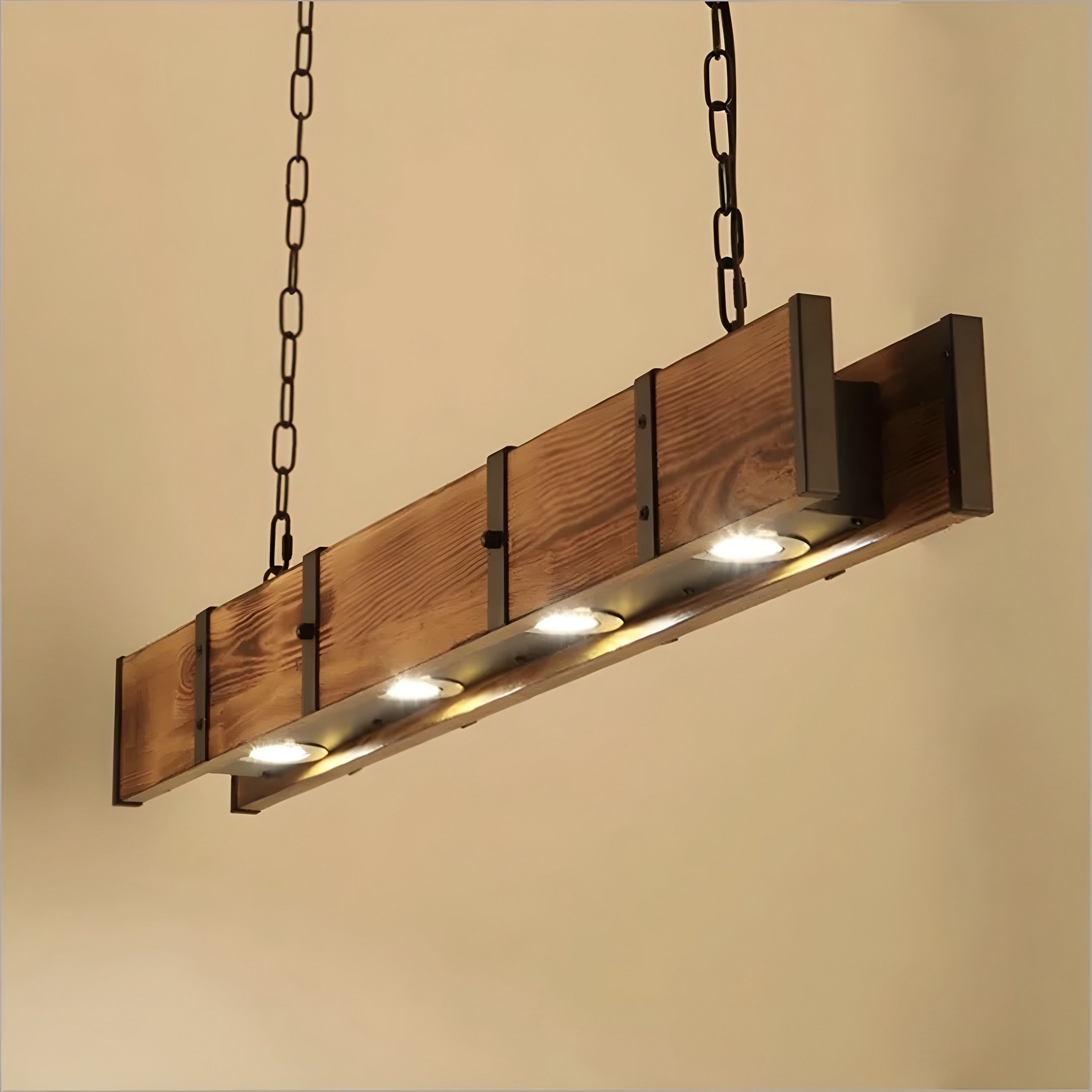 Lampada a sospensione Retro Legno BUYnBLUE